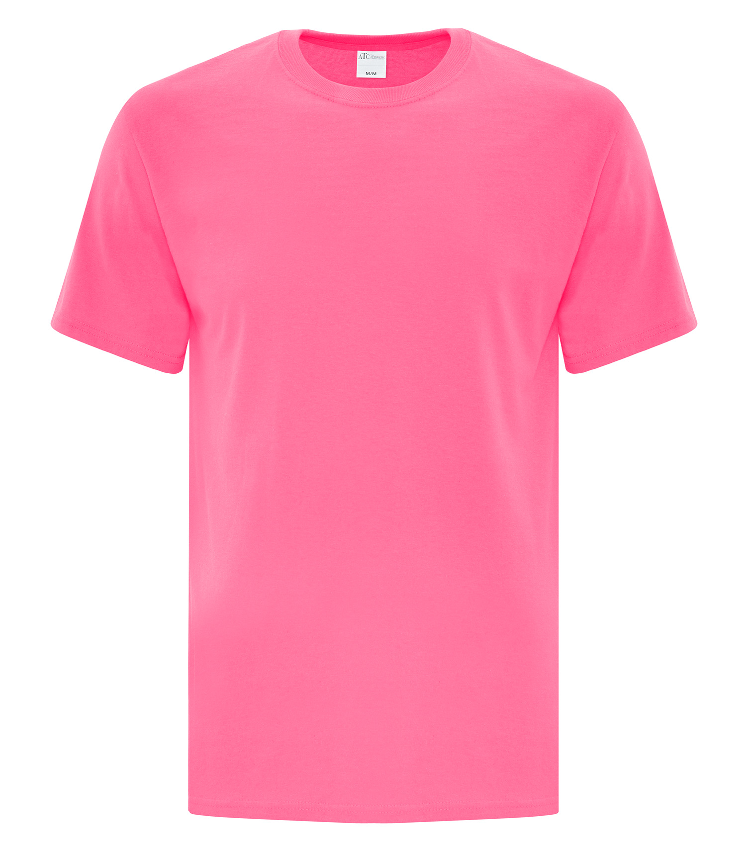 ATCᴹᶜ Everyday Collectionᴹᴰ ATC™ EVERYDAY COTTON TEE. ATC1000 Neon Pink**