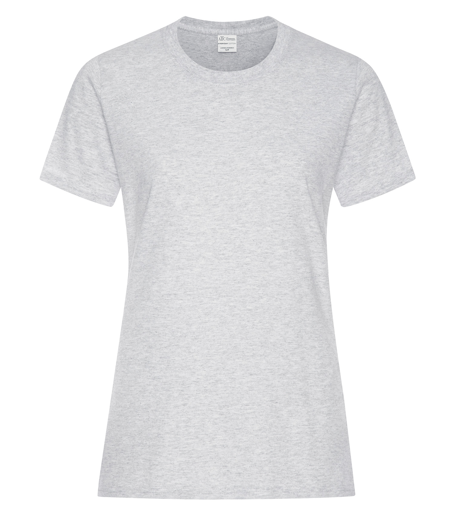 ATCᴹᶜ Everyday Collectionᴹᴰ ATC™ EVERYDAY COTTON LADIES' TEE. ATC1000L Ash Grey***
