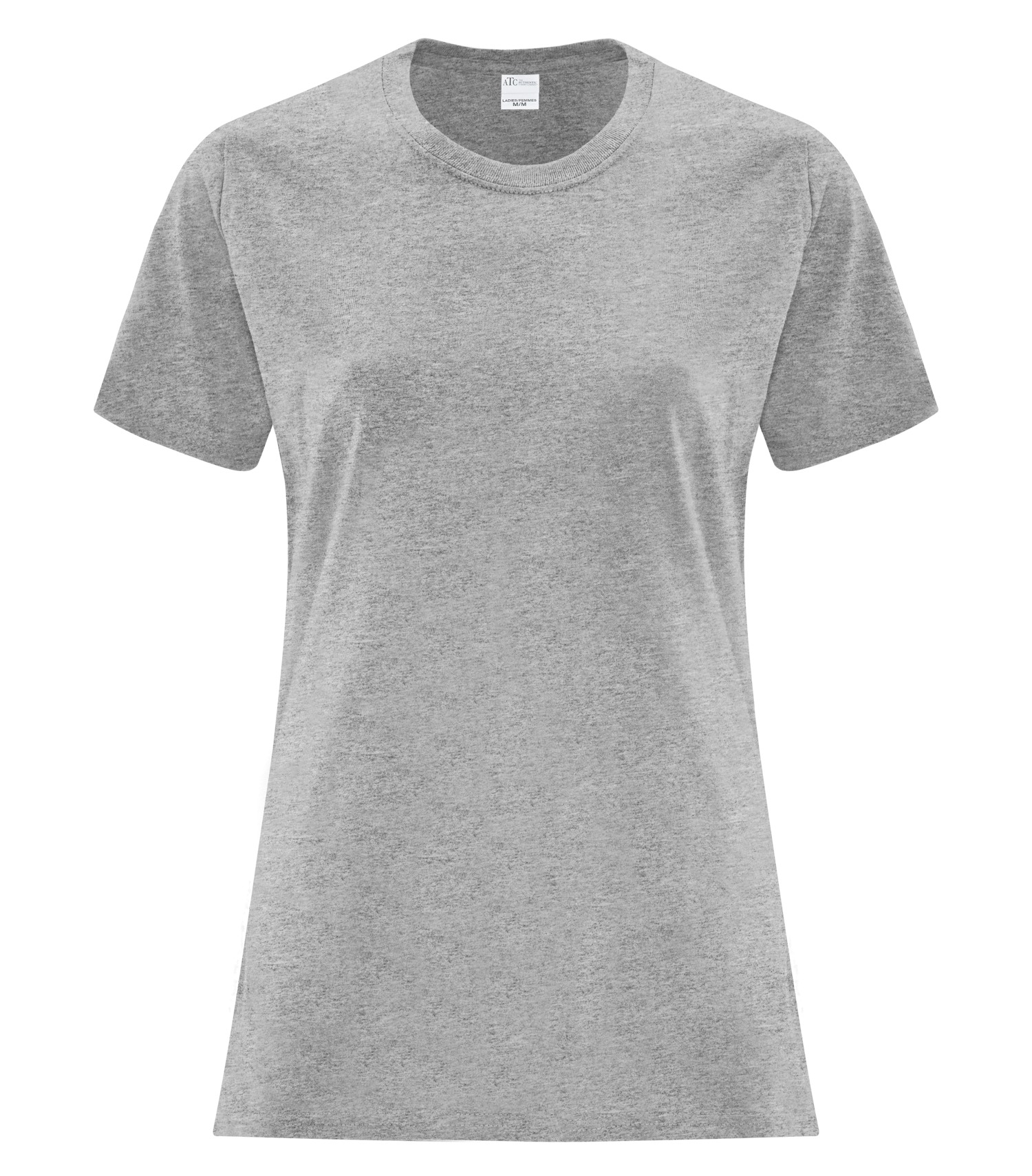 ATCᴹᶜ Everyday Collectionᴹᴰ ATC™ EVERYDAY COTTON LADIES' TEE. ATC1000L Athletic Heather*