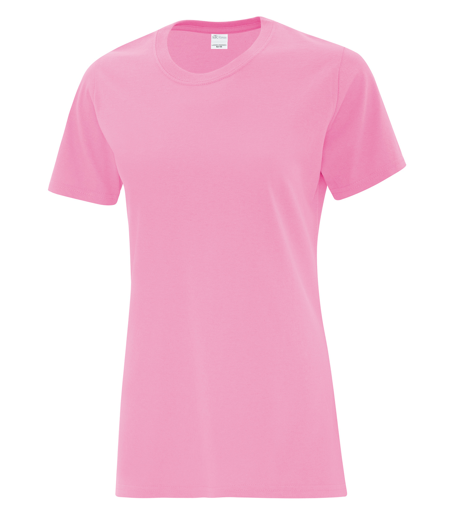 ATCᴹᶜ Everyday Collectionᴹᴰ ATC™ EVERYDAY COTTON LADIES' TEE. ATC1000L Candy Pink