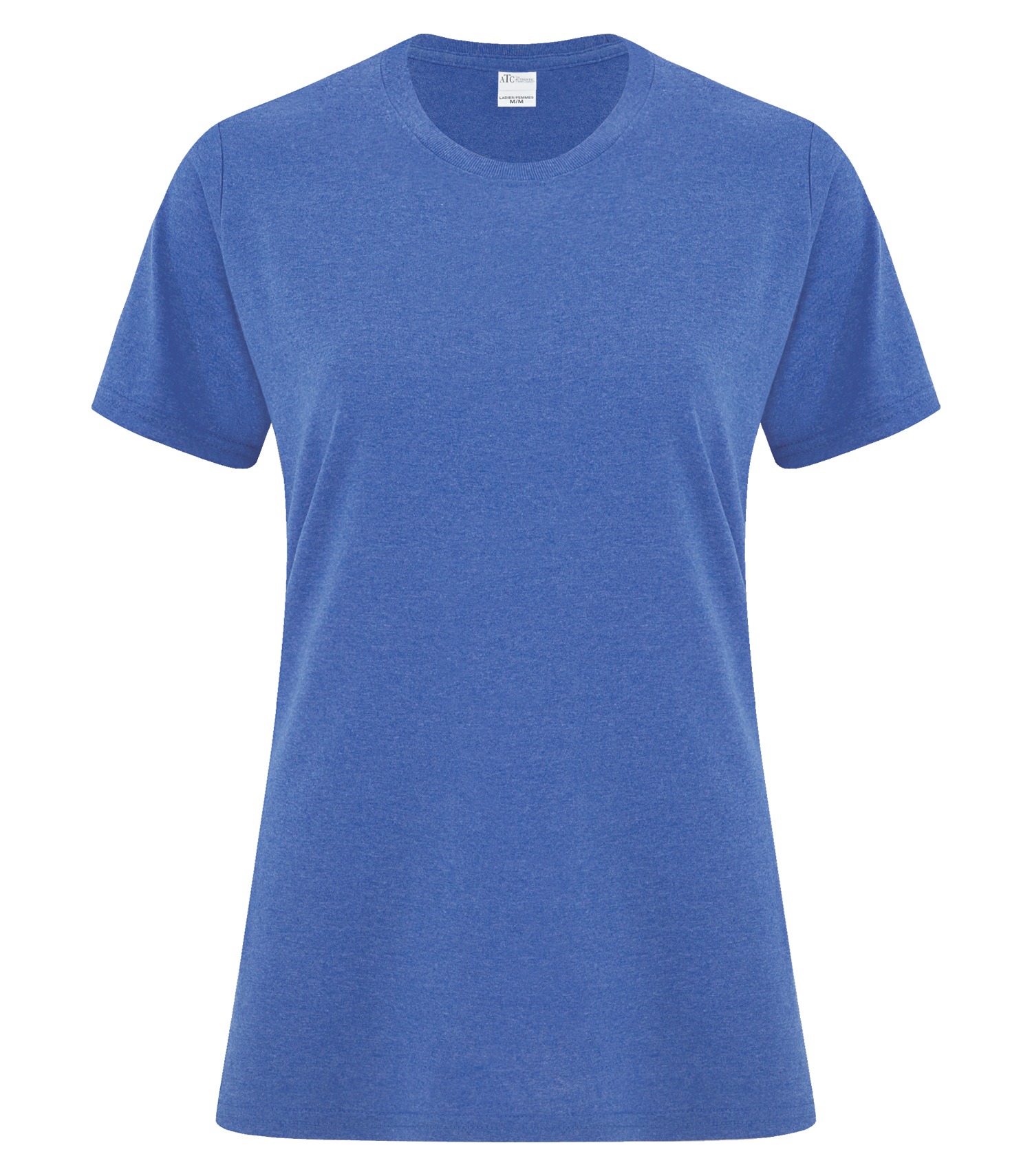 ATCᴹᶜ Everyday Collectionᴹᴰ ATC™ EVERYDAY COTTON LADIES' TEE. ATC1000L Heather Royal**