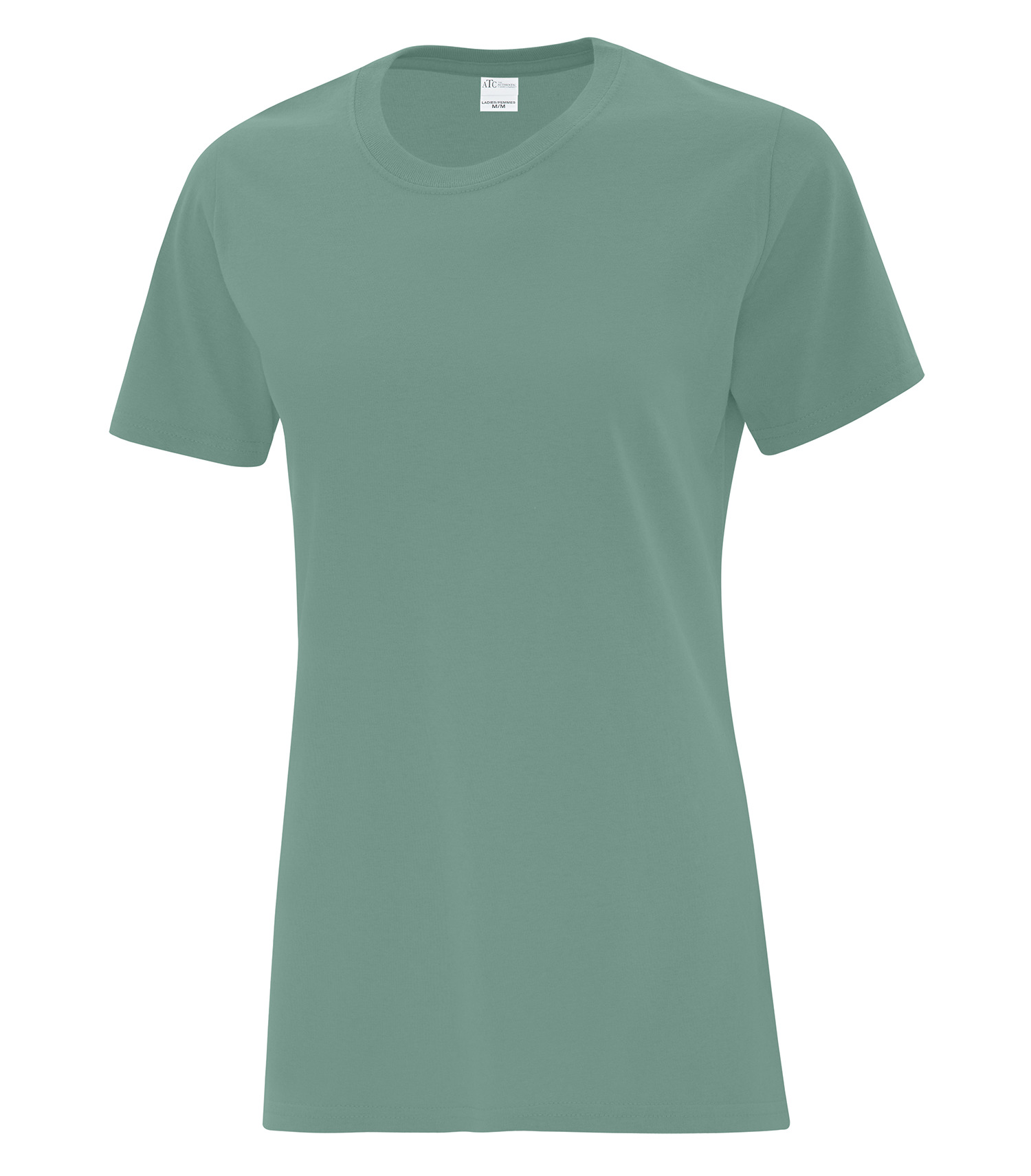 ATCᴹᶜ Everyday Collectionᴹᴰ ATC™ EVERYDAY COTTON LADIES' TEE. ATC1000L Laurel Green