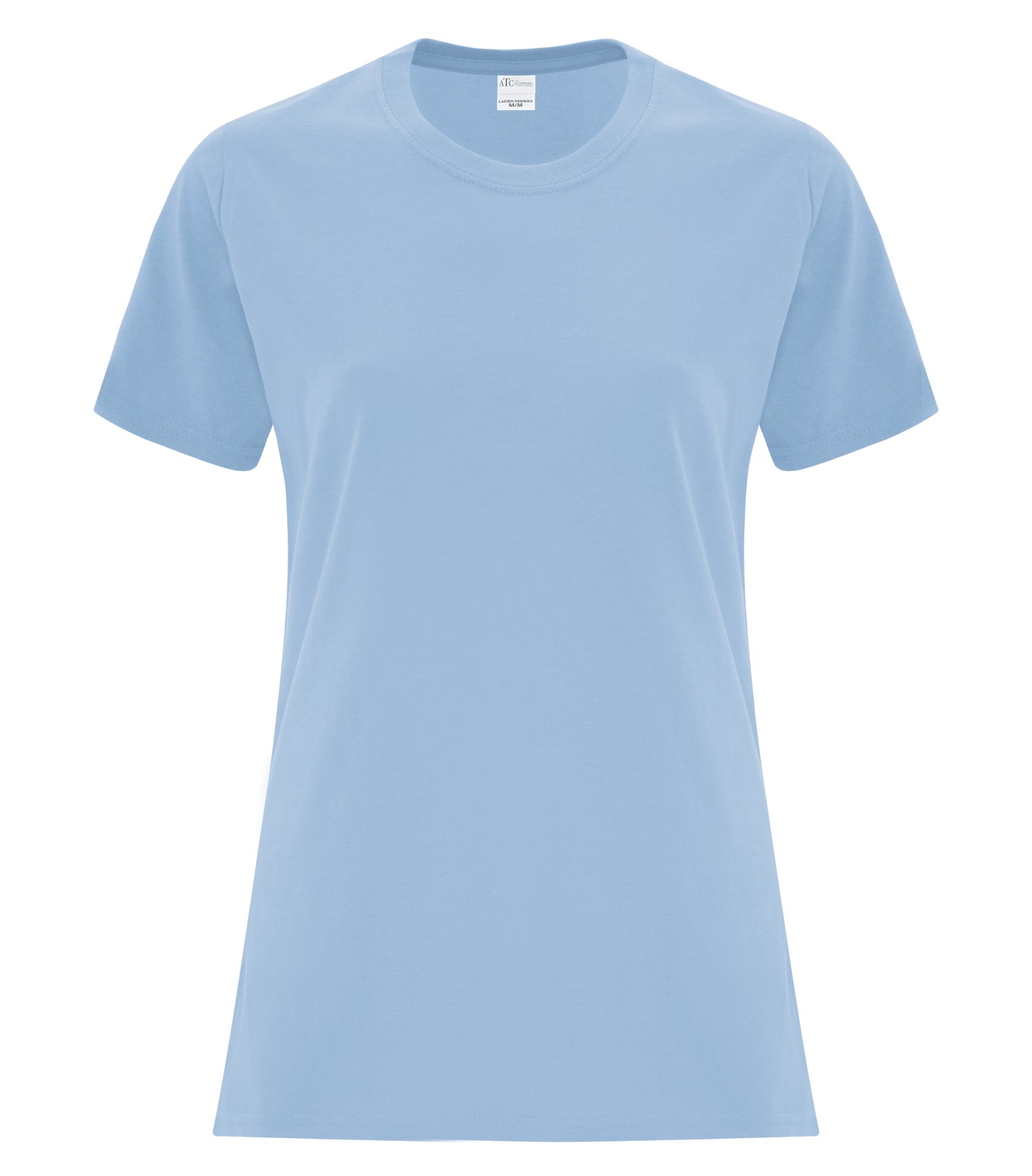 ATCᴹᶜ Everyday Collectionᴹᴰ ATC™ EVERYDAY COTTON LADIES' TEE. ATC1000L Light Blue