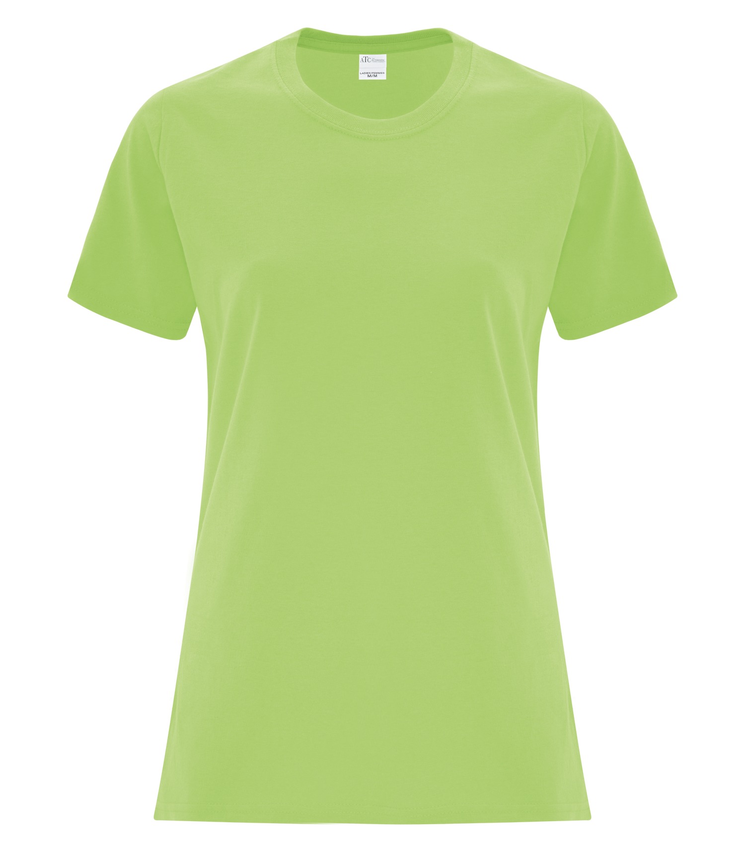 ATCᴹᶜ Everyday Collectionᴹᴰ ATC™ EVERYDAY COTTON LADIES' TEE. ATC1000L Lime