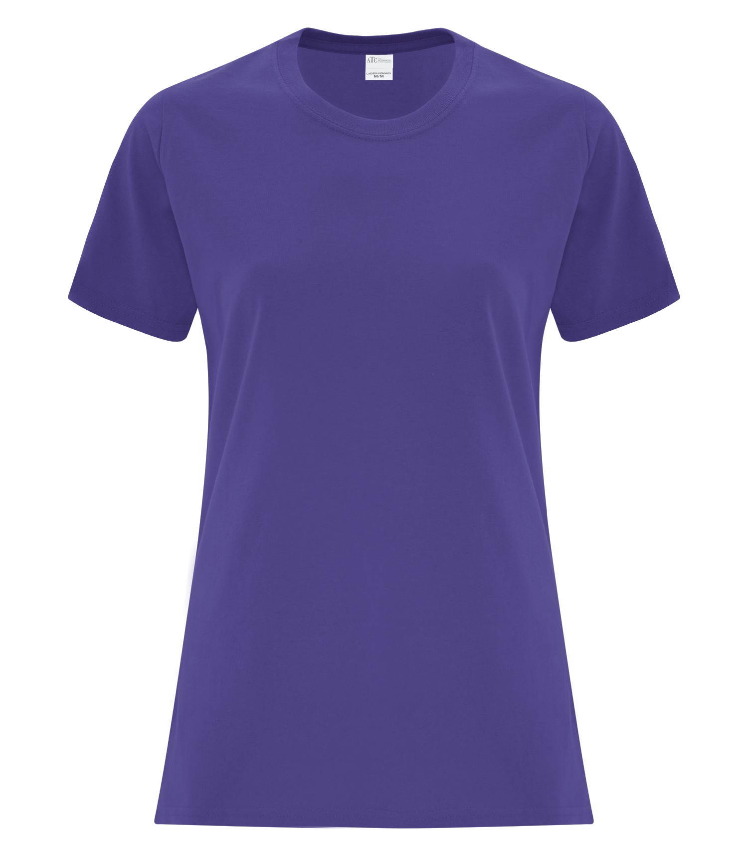 ATCᴹᶜ Everyday Collectionᴹᴰ ATC™ EVERYDAY COTTON LADIES' TEE. ATC1000L Purple