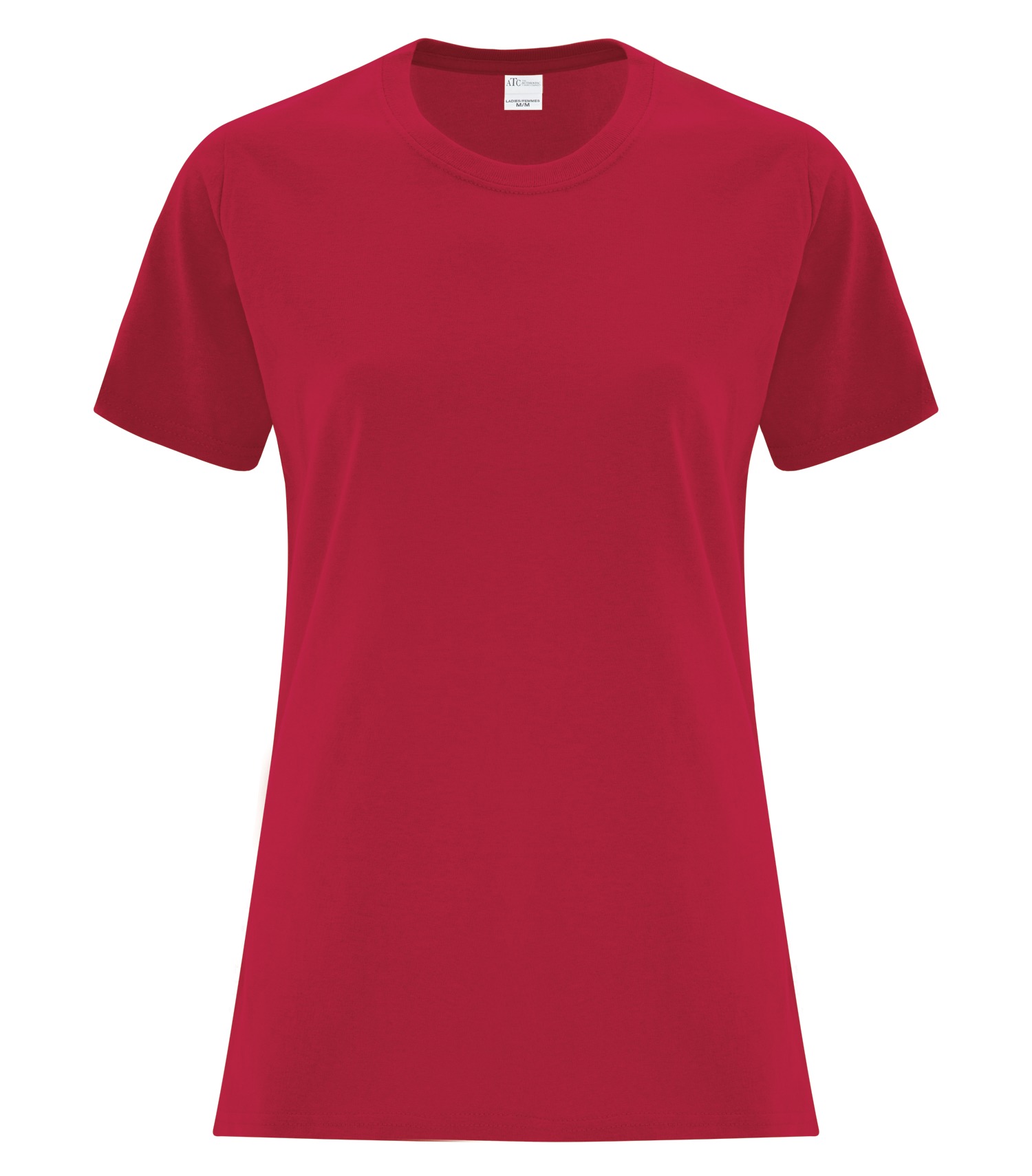 ATCᴹᶜ Everyday Collectionᴹᴰ ATC™ EVERYDAY COTTON LADIES' TEE. ATC1000L Red