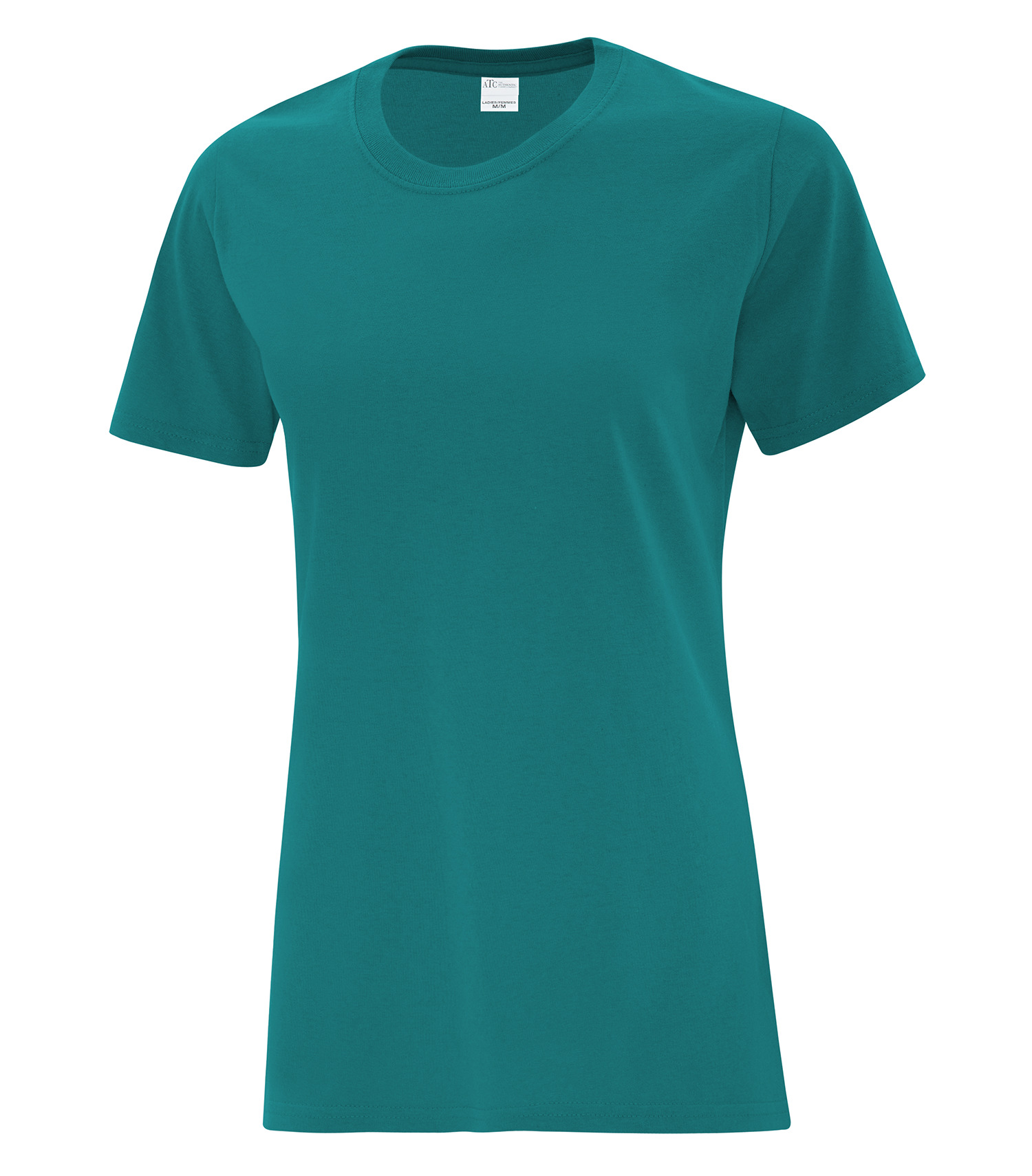 ATCᴹᶜ Everyday Collectionᴹᴰ ATC™ EVERYDAY COTTON LADIES' TEE. ATC1000L Teal