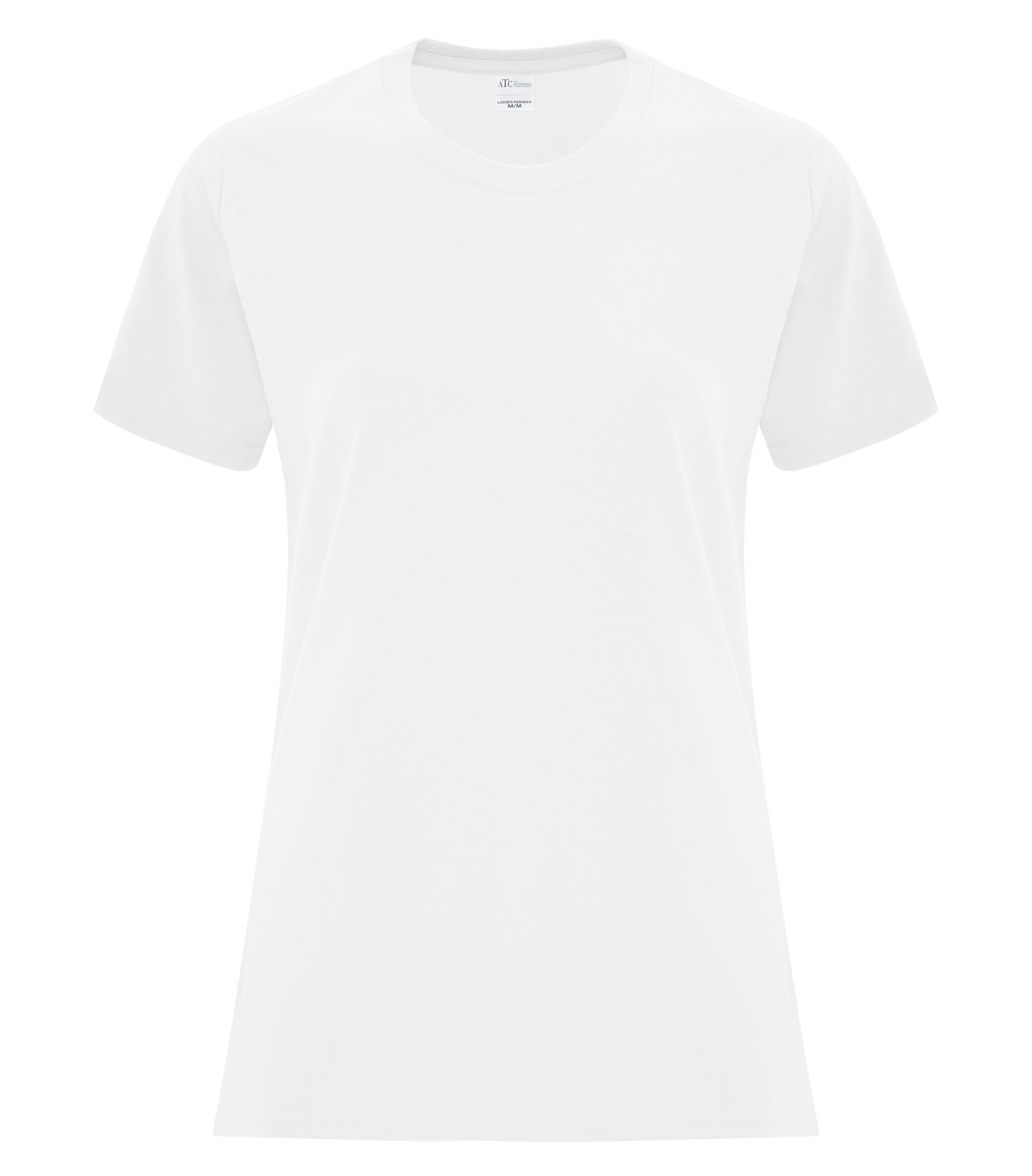 ATCᴹᶜ Everyday Collectionᴹᴰ ATC™ EVERYDAY COTTON LADIES' TEE. ATC1000L White