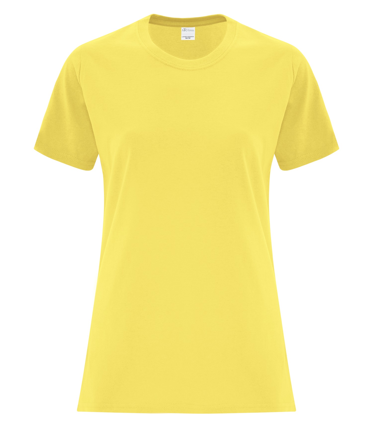 ATCᴹᶜ Everyday Collectionᴹᴰ ATC™ EVERYDAY COTTON LADIES' TEE. ATC1000L Yellow