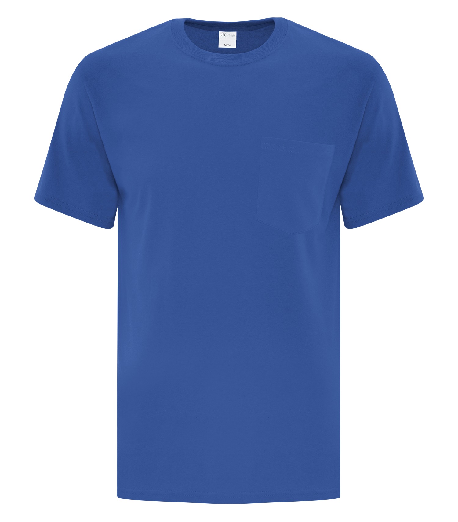 ATCᴹᶜ Everyday Collectionᴹᴰ ATC™ EVERYDAY COTTON POCKET TEE. ATC1000P Royal