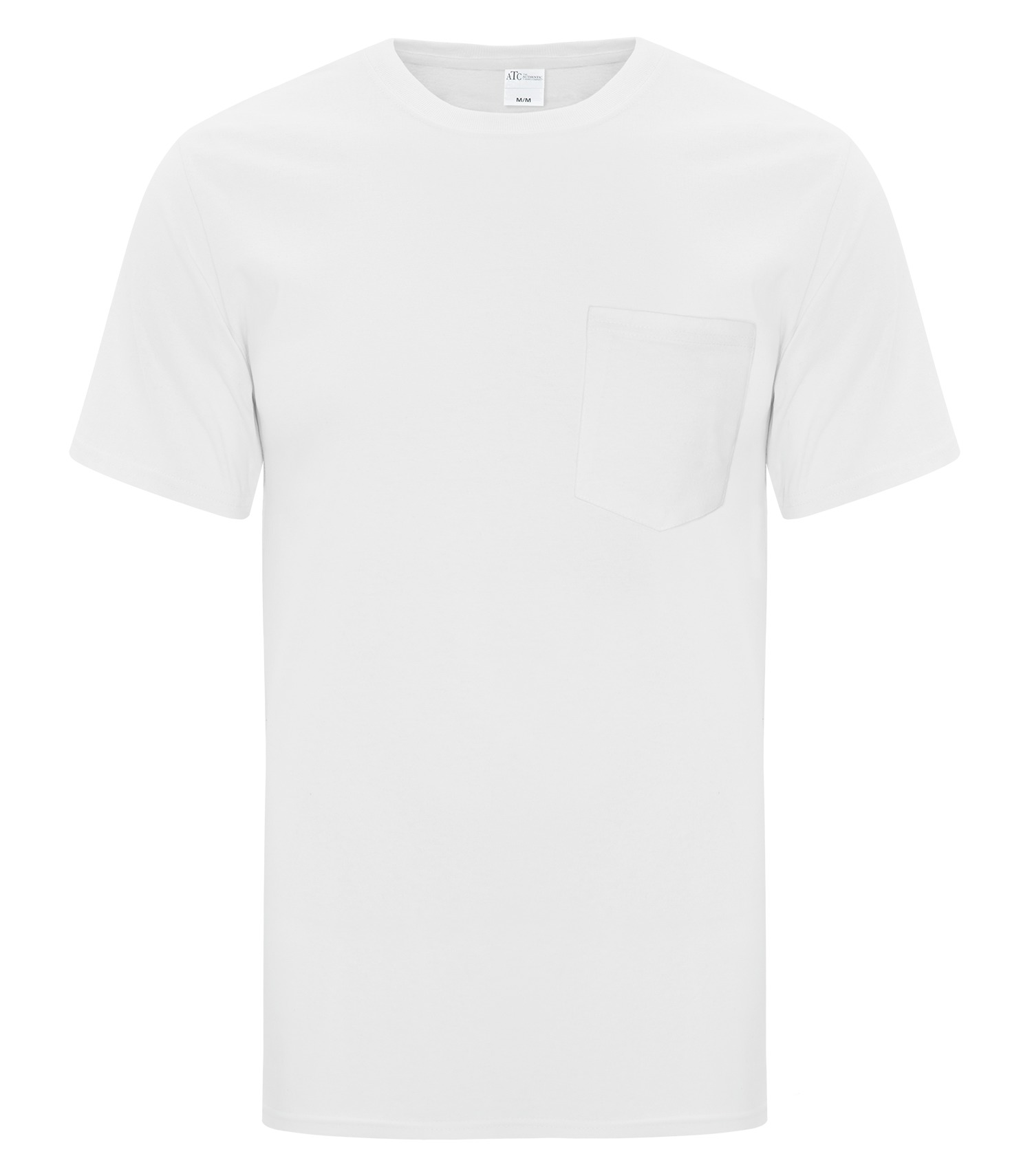 ATCᴹᶜ Everyday Collectionᴹᴰ ATC™ EVERYDAY COTTON POCKET TEE. ATC1000P White