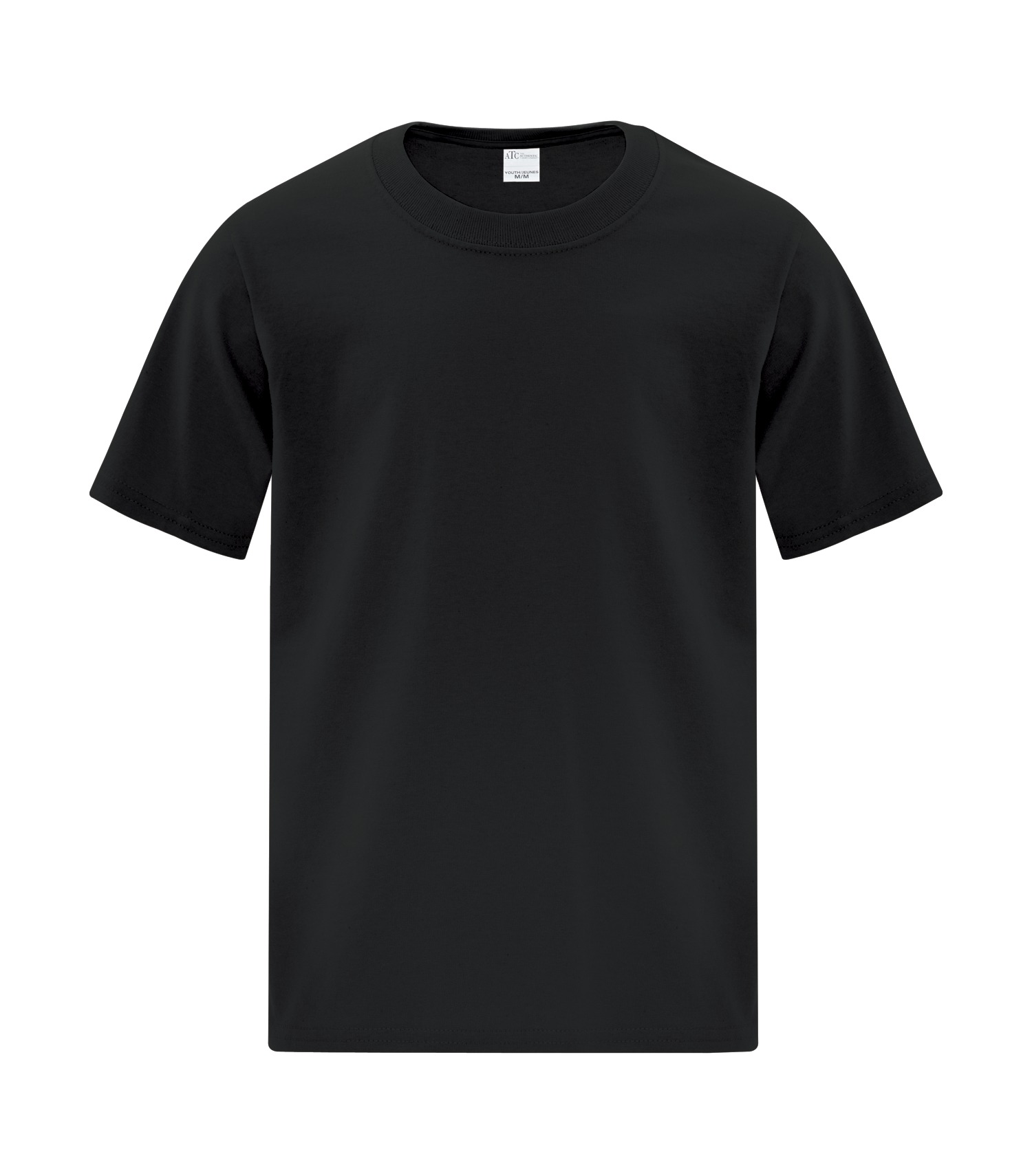 ATCᴹᶜ Everyday Collectionᴹᴰ ATC™ EVERYDAY COTTON YOUTH TEE. ATC1000Y Black