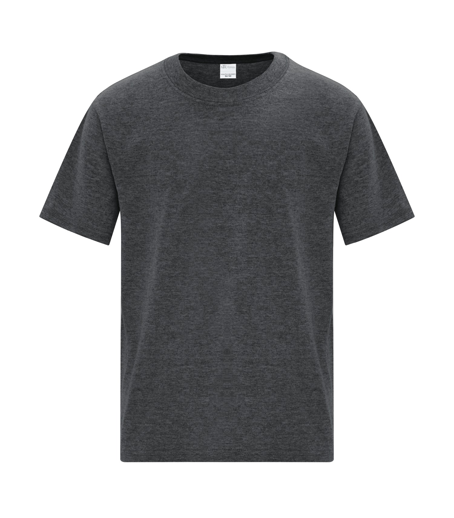 ATCᴹᶜ Everyday Collectionᴹᴰ ATC™ EVERYDAY COTTON YOUTH TEE. ATC1000Y Dark Heather Grey**