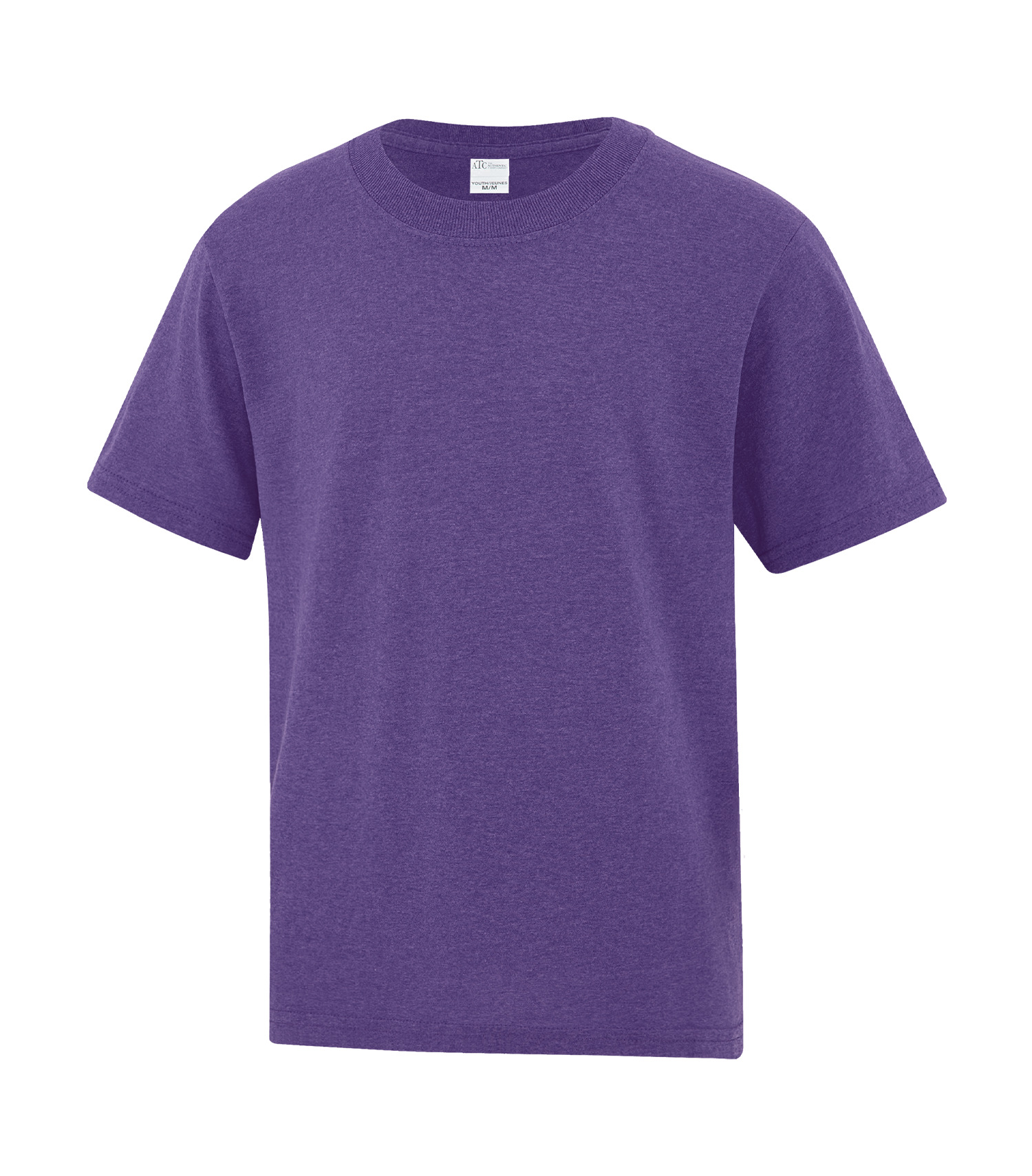 ATCᴹᶜ Everyday Collectionᴹᴰ ATC™ EVERYDAY COTTON YOUTH TEE. ATC1000Y Heather Purple**