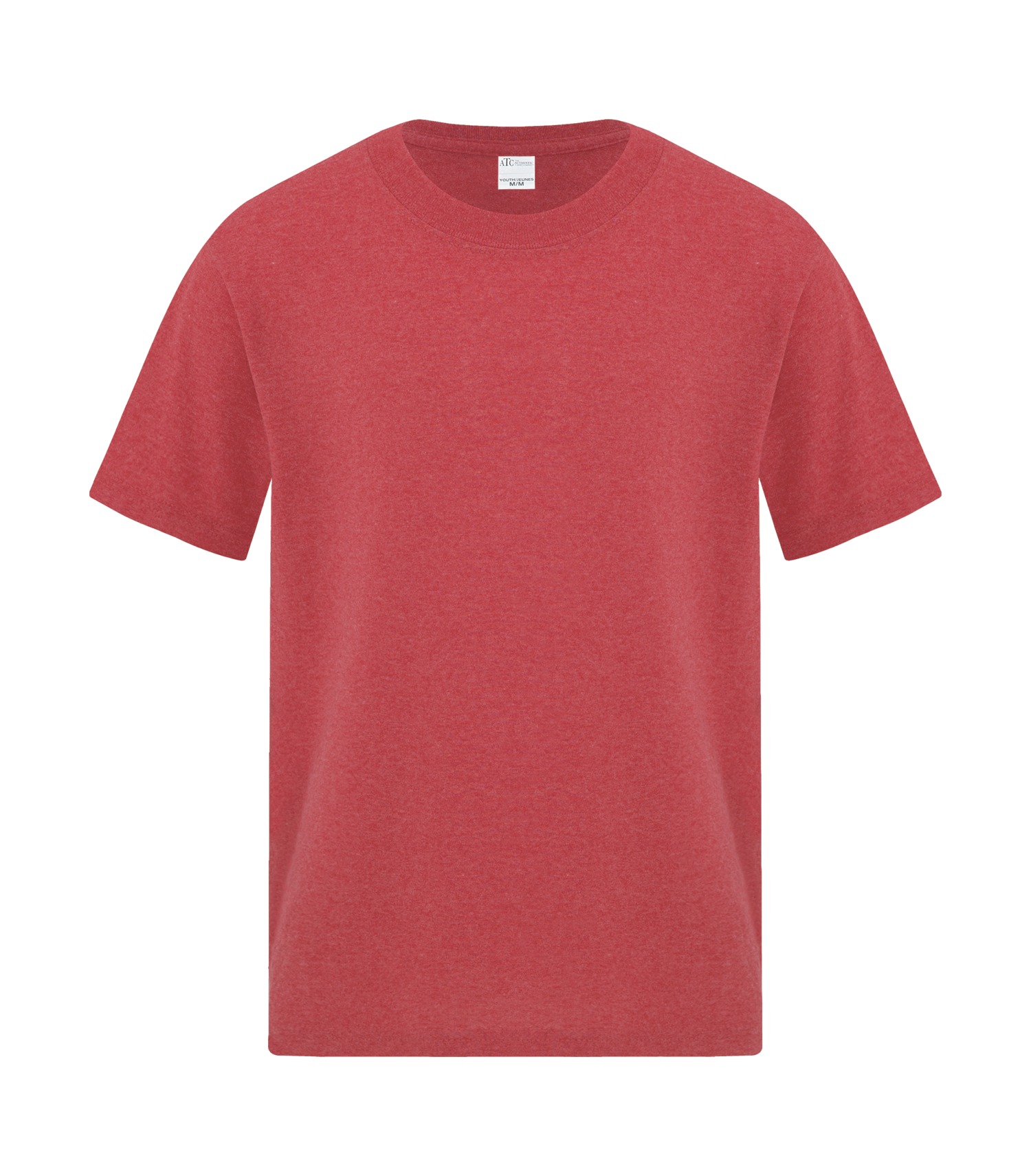 ATCᴹᶜ Everyday Collectionᴹᴰ ATC™ EVERYDAY COTTON YOUTH TEE. ATC1000Y Heather Red**
