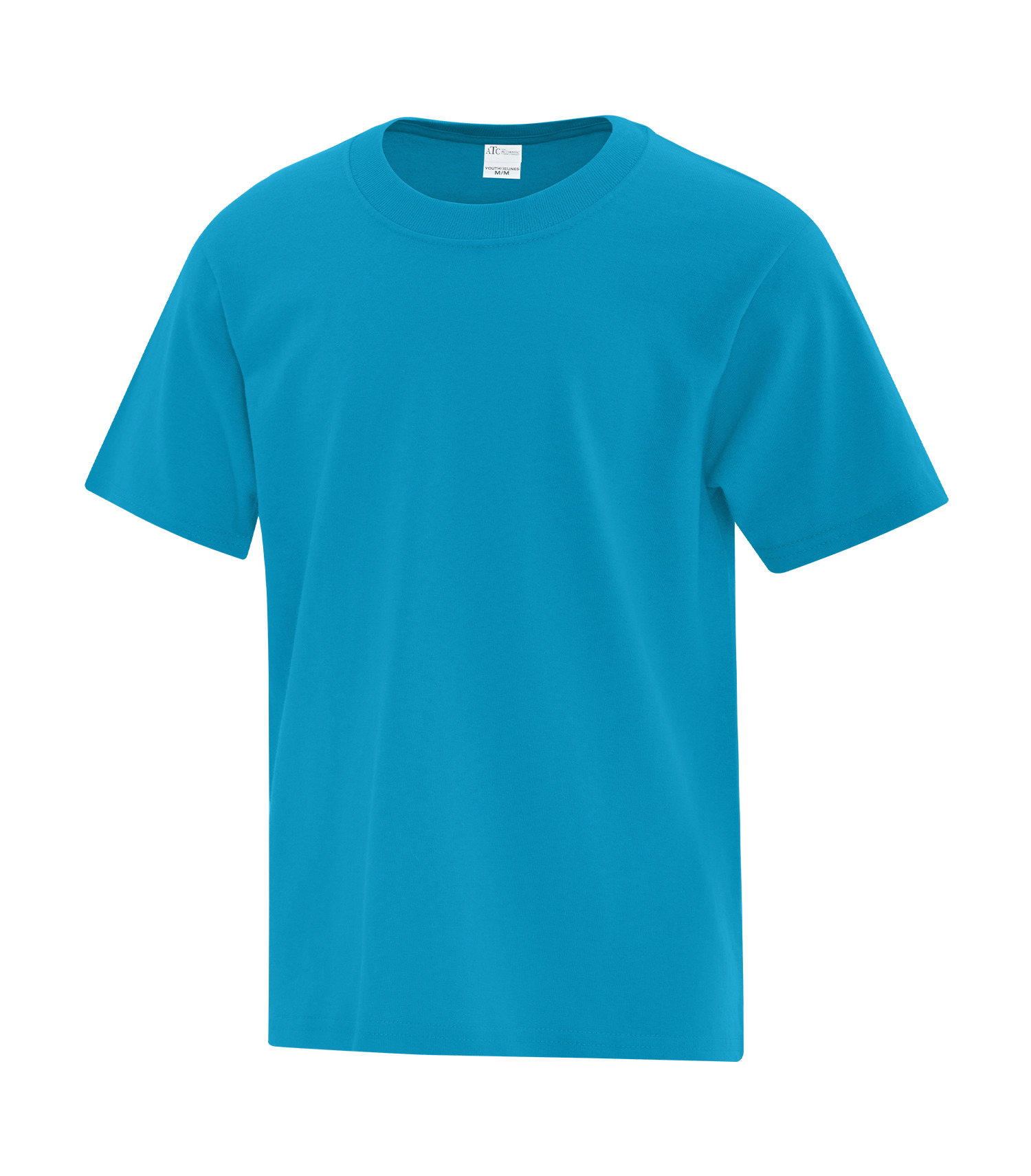 ATCᴹᶜ Everyday Collectionᴹᴰ ATC™ EVERYDAY COTTON YOUTH TEE. ATC1000Y Neon Blue Heather**