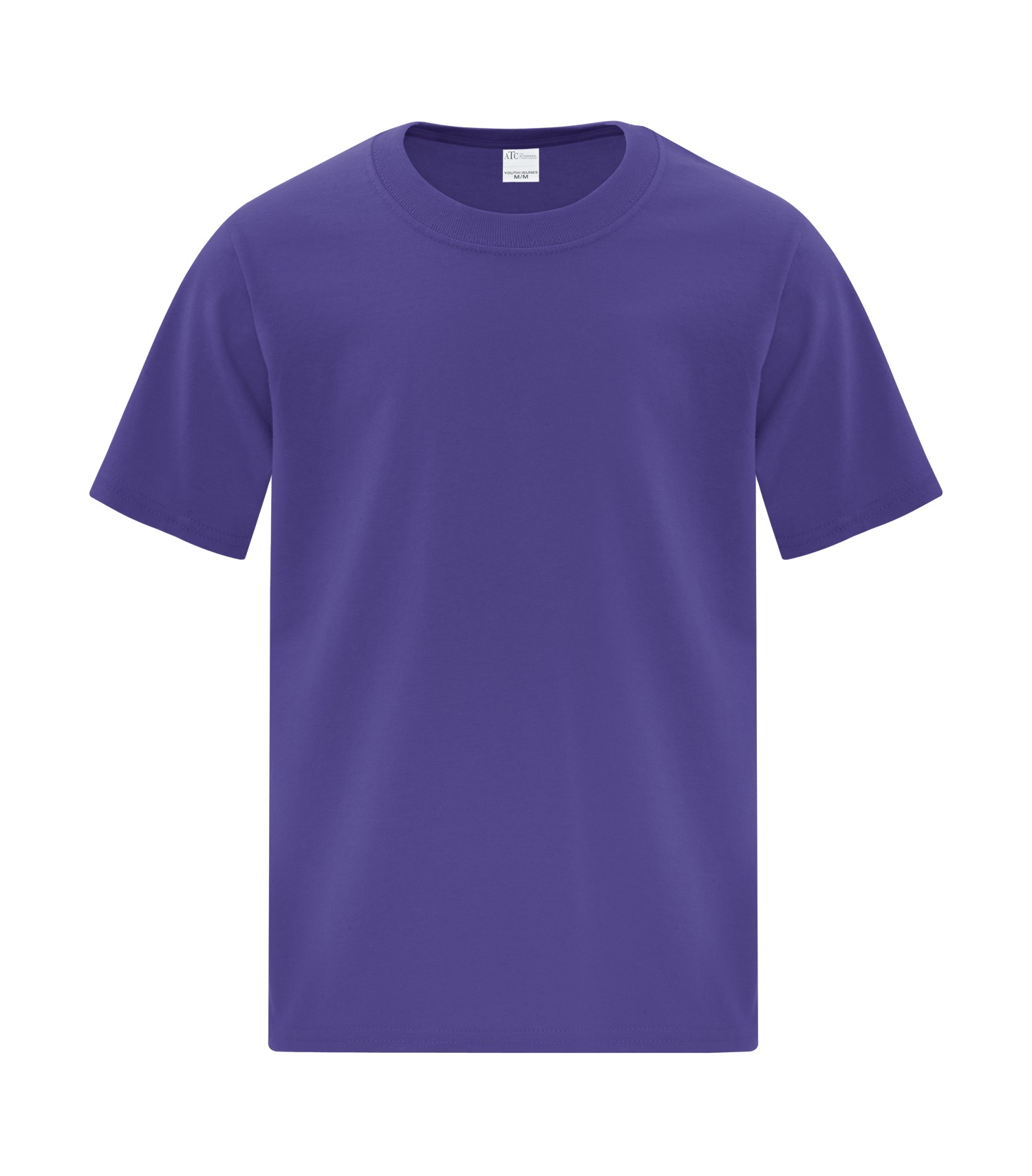 ATCᴹᶜ Everyday Collectionᴹᴰ ATC™ EVERYDAY COTTON YOUTH TEE. ATC1000Y Purple