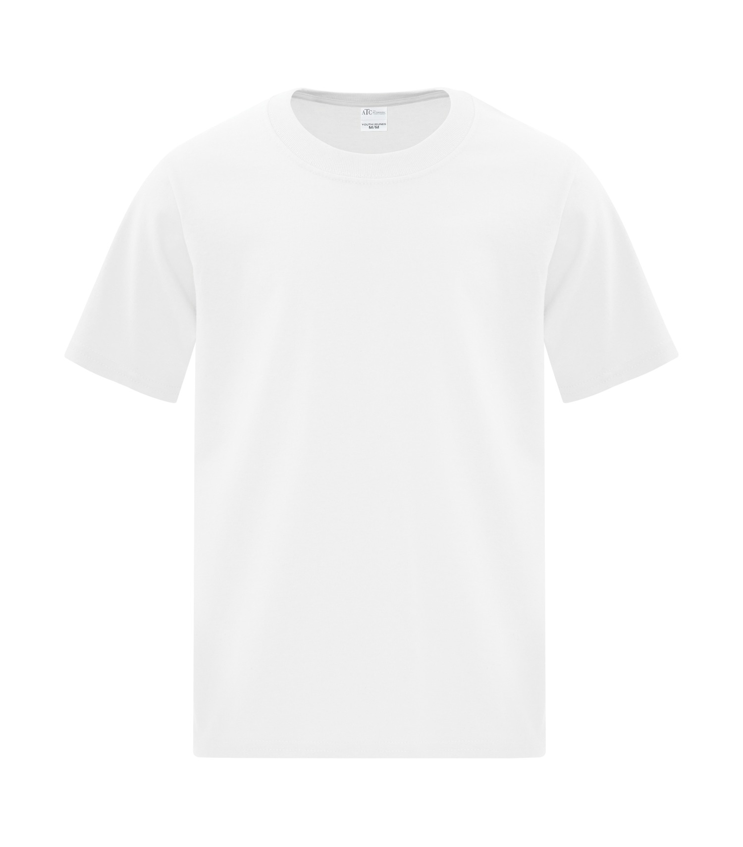 ATCᴹᶜ Everyday Collectionᴹᴰ ATC™ EVERYDAY COTTON YOUTH TEE. ATC1000Y White