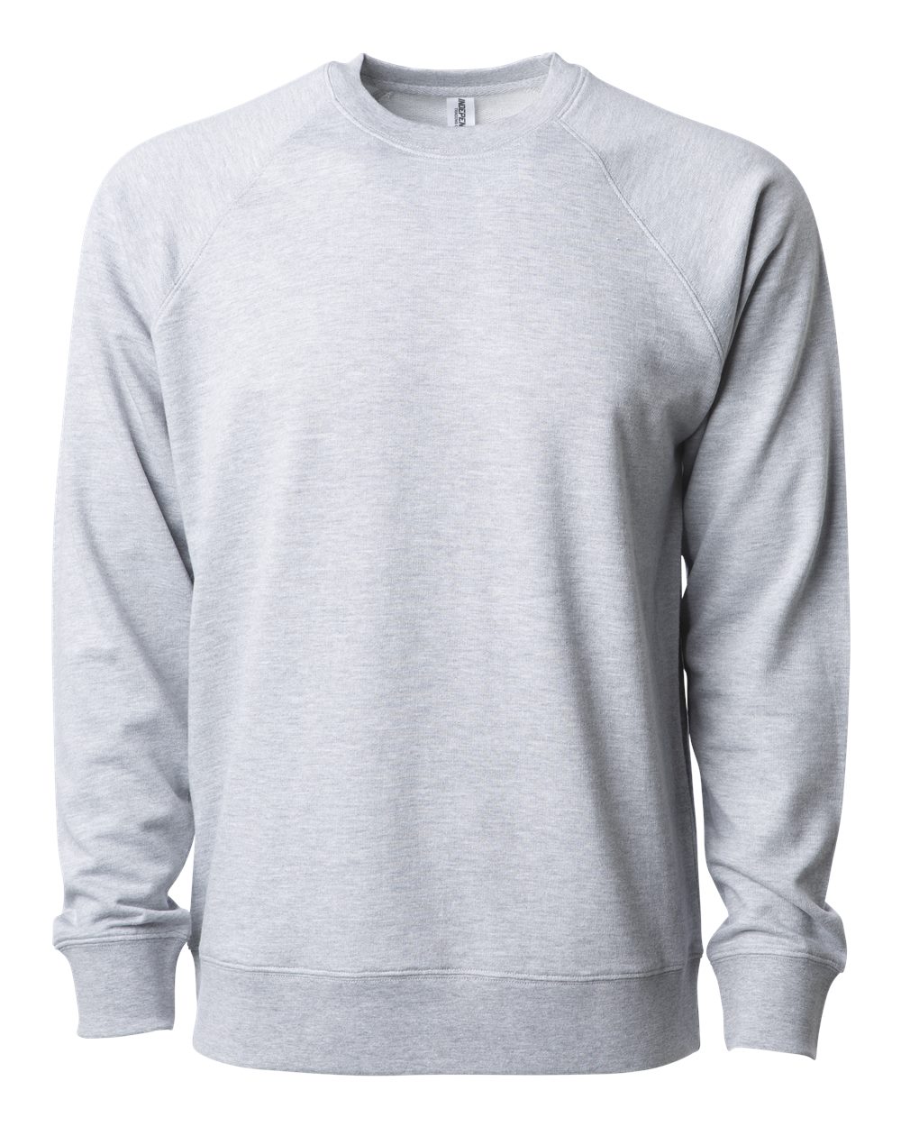 Independent Trading Co. Unisex Icon Lightweight Loopback Terry Crewneck Sweatshirt - SS1000C Athletic Heather