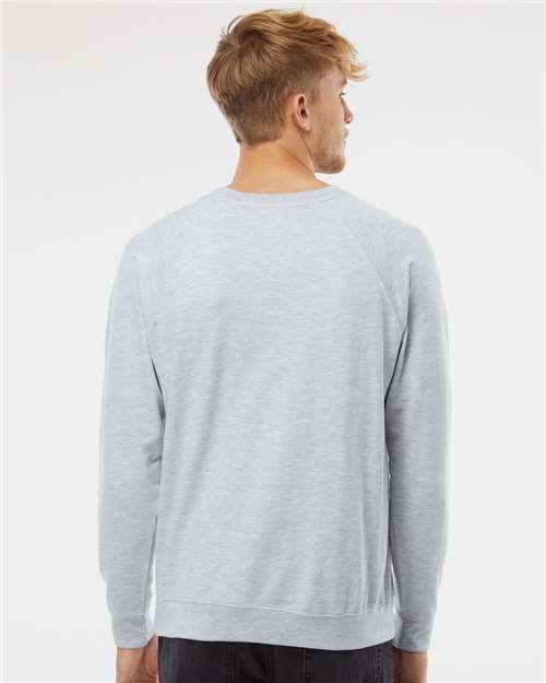 Independent Trading Co. Unisex Icon Lightweight Loopback Terry Crewneck Sweatshirt - SS1000C Athletic Heather