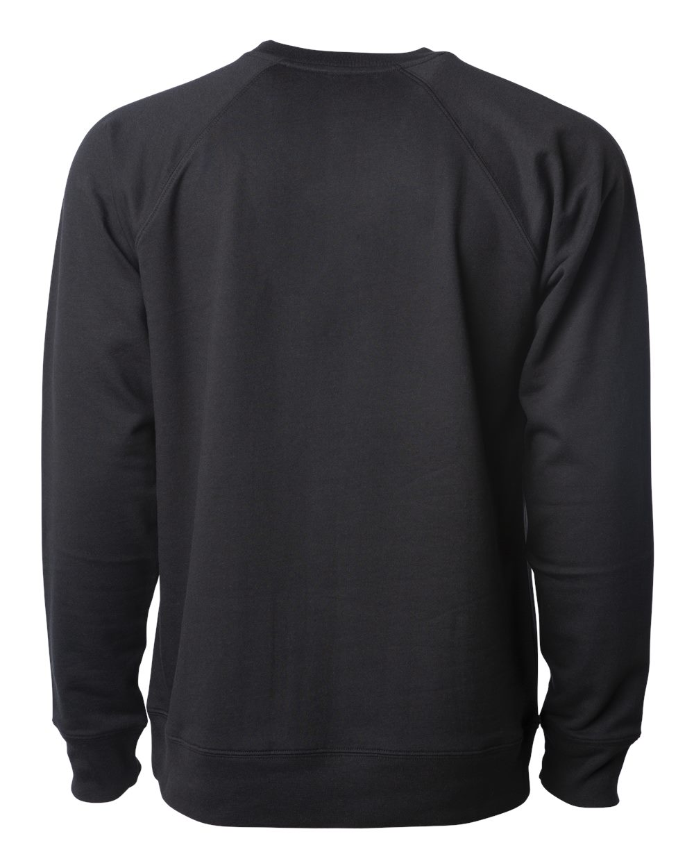 Independent Trading Co. Unisex Icon Lightweight Loopback Terry Crewneck Sweatshirt - SS1000C Black