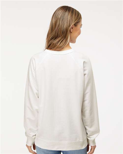 Independent Trading Co. Unisex Icon Lightweight Loopback Terry Crewneck Sweatshirt - SS1000C Bone