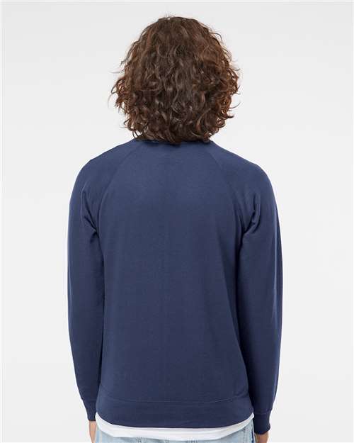 Independent Trading Co. Unisex Icon Lightweight Loopback Terry Crewneck Sweatshirt - SS1000C Indigo