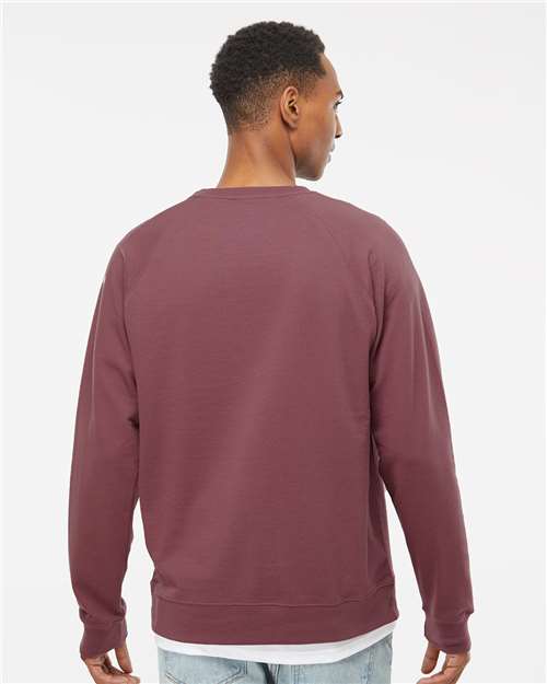 Independent Trading Co. Unisex Icon Lightweight Loopback Terry Crewneck Sweatshirt - SS1000C Port