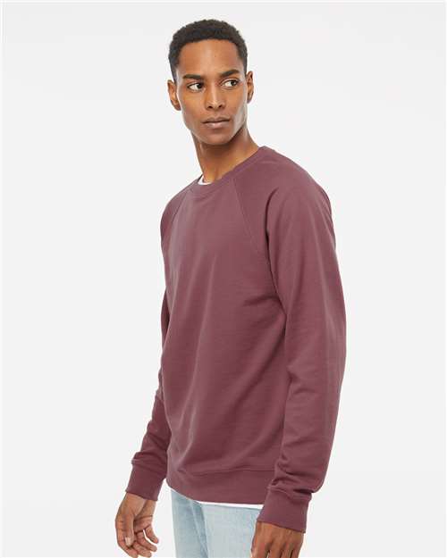 Independent Trading Co. Unisex Icon Lightweight Loopback Terry Crewneck Sweatshirt - SS1000C Port