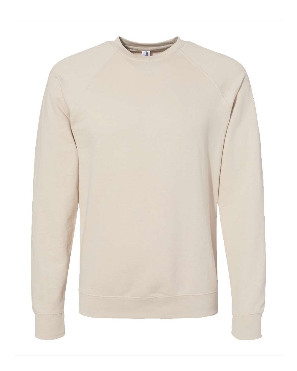 Independent Trading Co. Unisex Icon Lightweight Loopback Terry Crewneck Sweatshirt - SS1000C Sand