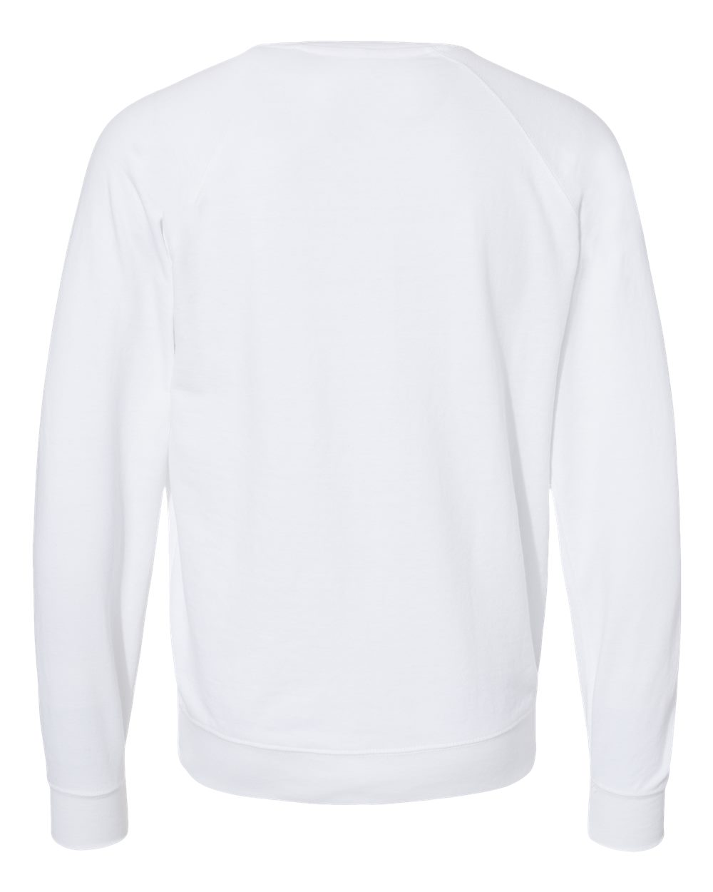 Independent Trading Co. Unisex Icon Lightweight Loopback Terry Crewneck Sweatshirt - SS1000C White