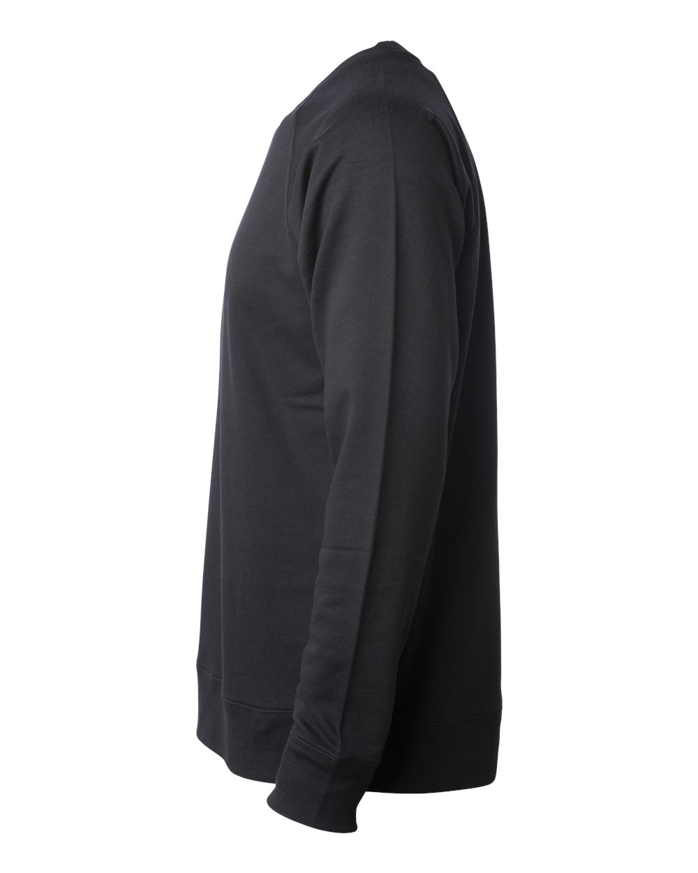 Independent Trading Co. Unisex Icon Lightweight Loopback Terry Crewneck Sweatshirt - SS1000C Black