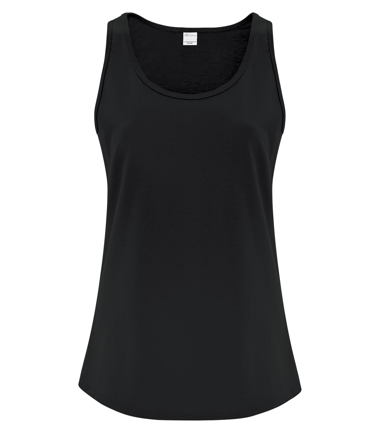 ATCᴹᶜ Everyday Collectionᴹᴰ  ATC™ EVERYDAY COTTON LADIES' TANK TOP. ATC1004L Black