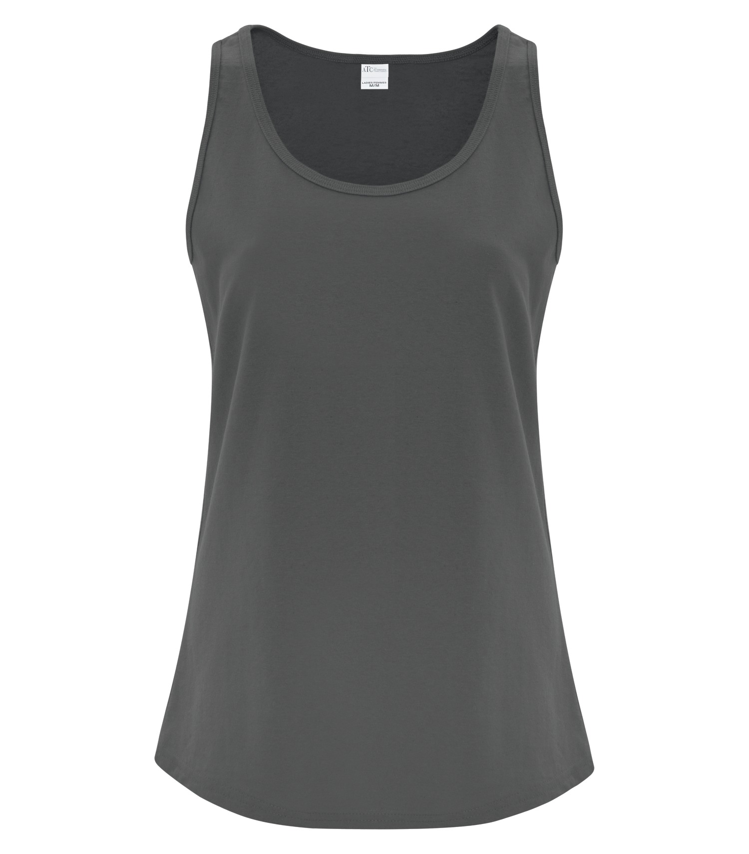 ATCᴹᶜ Everyday Collectionᴹᴰ  ATC™ EVERYDAY COTTON LADIES' TANK TOP. ATC1004L Charcoal