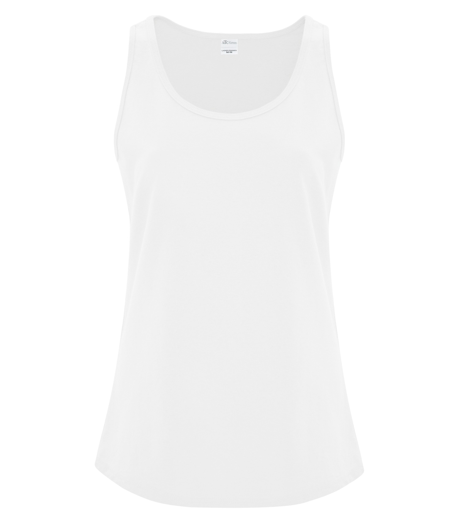 ATCᴹᶜ Everyday Collectionᴹᴰ  ATC™ EVERYDAY COTTON LADIES' TANK TOP. ATC1004L White