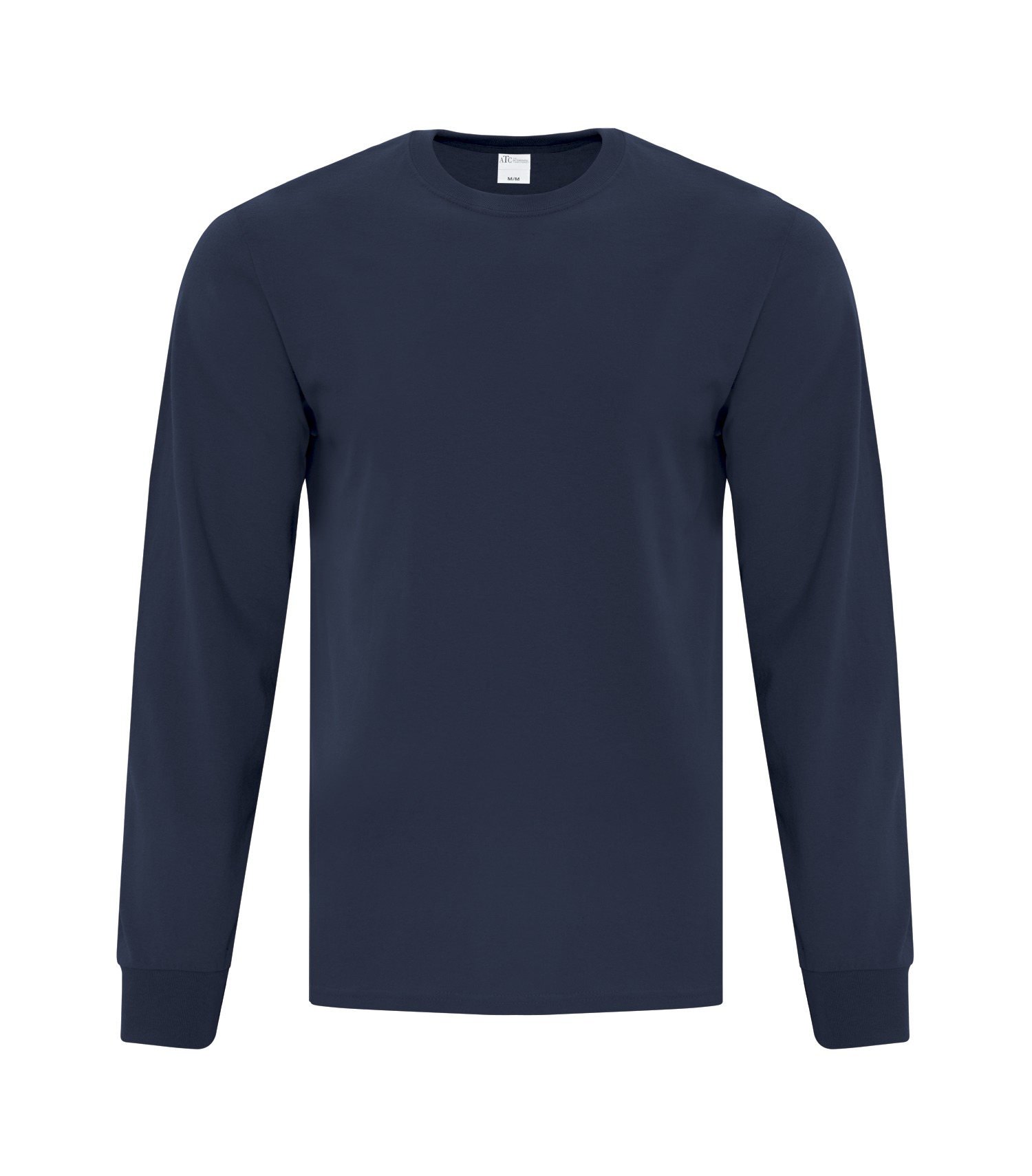 ATCᴹᶜ Everyday Collectionᴹᴰ ATC™ EVERYDAY COTTON LONG SLEEVE TEE. ATC1015 Navy