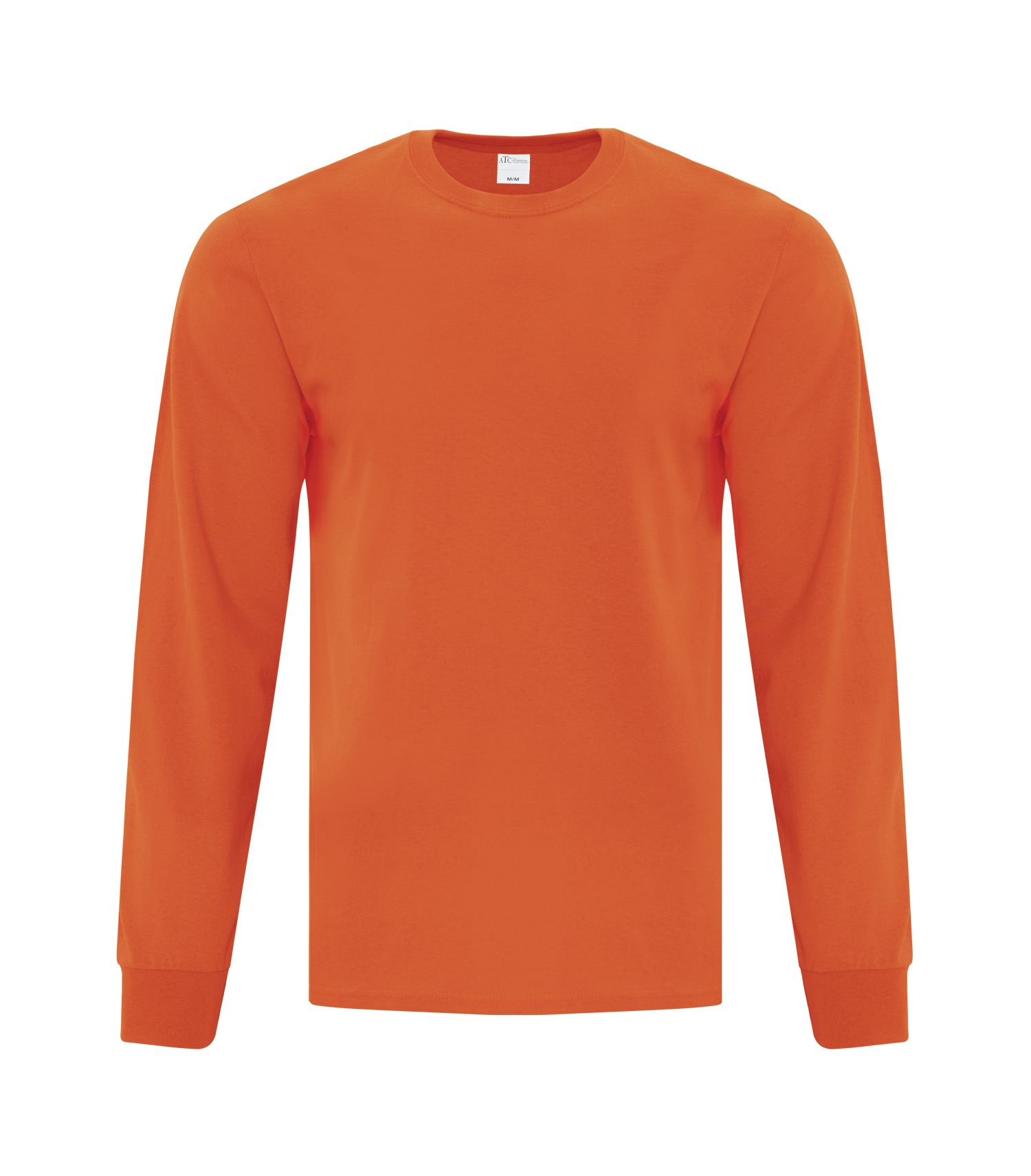 ATCᴹᶜ Everyday Collectionᴹᴰ ATC™ EVERYDAY COTTON LONG SLEEVE TEE. ATC1015 Orange