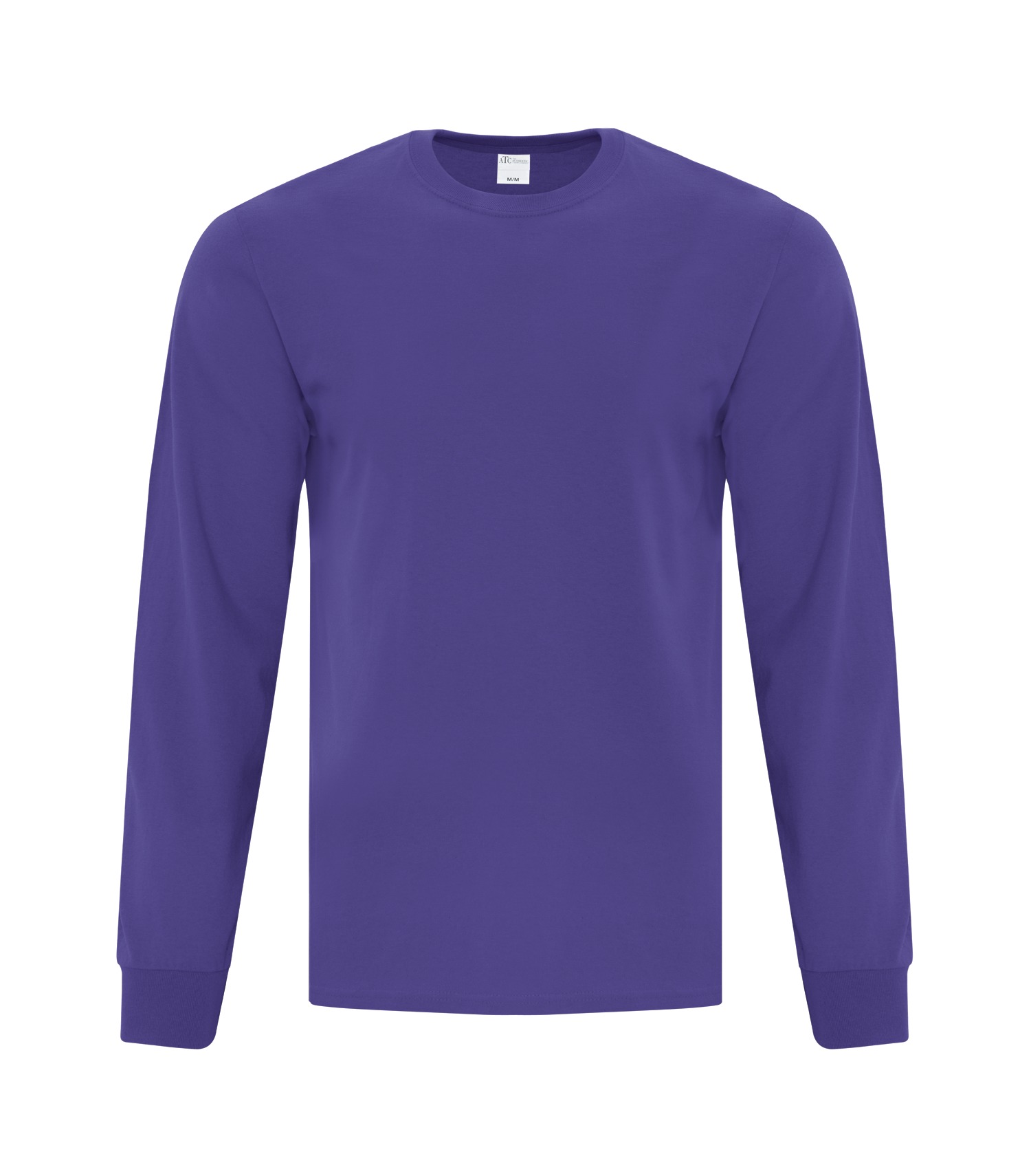 ATCᴹᶜ Everyday Collectionᴹᴰ ATC™ EVERYDAY COTTON LONG SLEEVE TEE. ATC1015 Purple