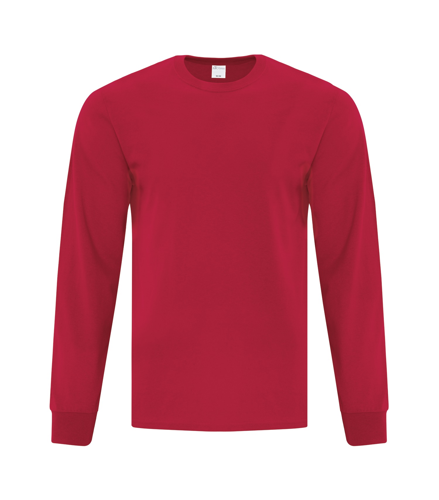 ATCᴹᶜ Everyday Collectionᴹᴰ ATC™ EVERYDAY COTTON LONG SLEEVE TEE. ATC1015 Red