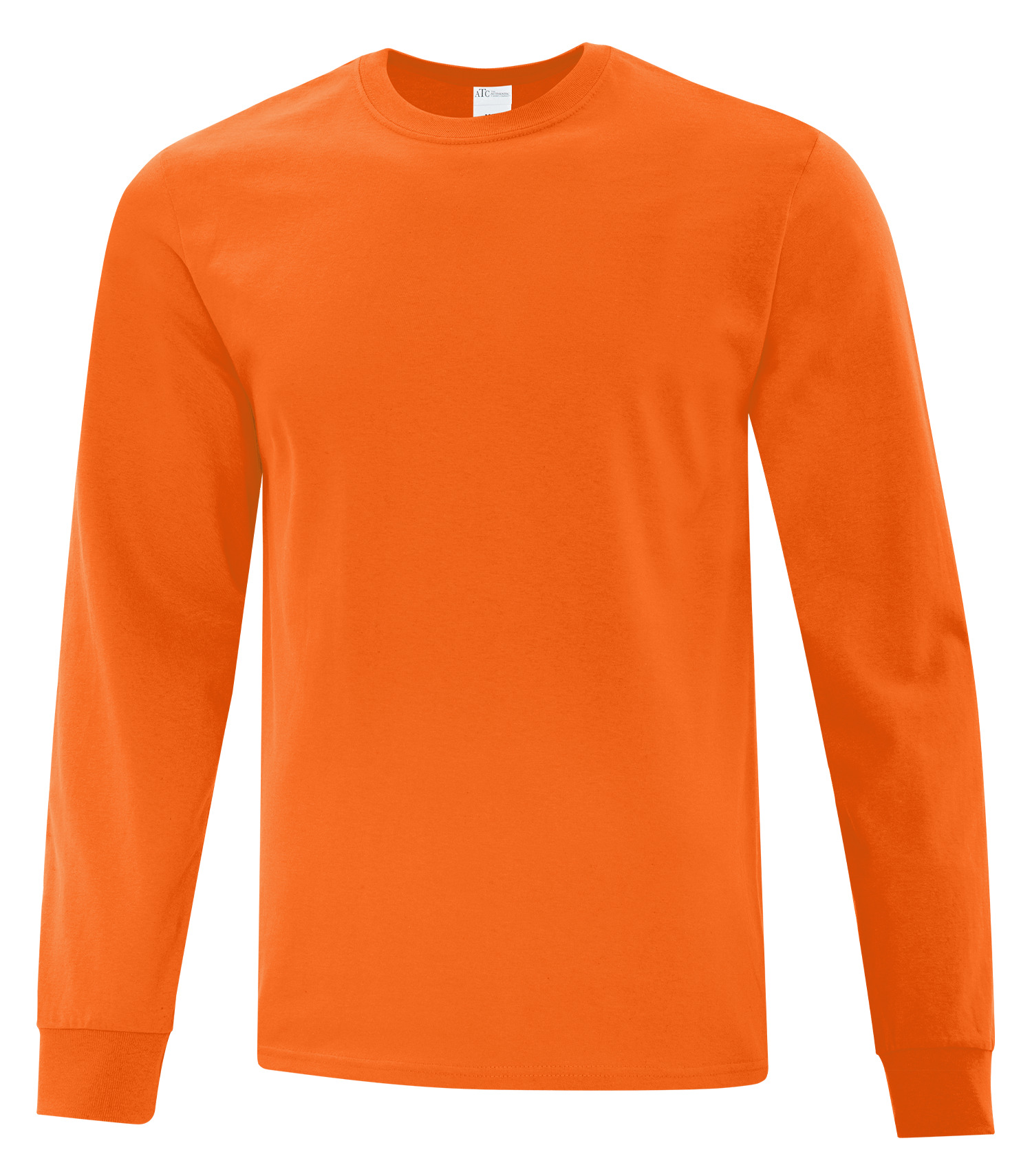 ATCᴹᶜ Everyday Collectionᴹᴰ ATC™ EVERYDAY COTTON LONG SLEEVE TEE. ATC1015 Safety Orange**