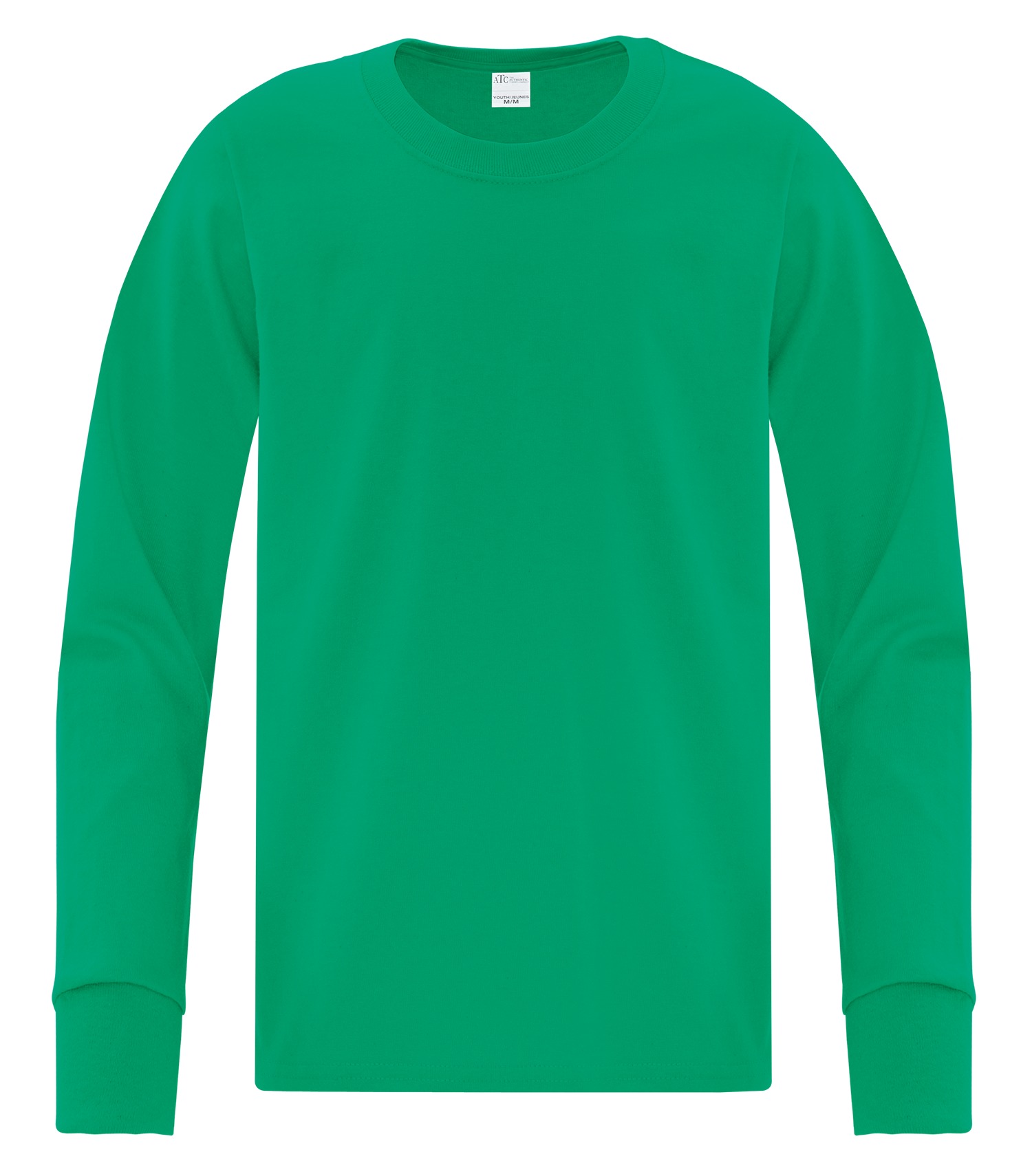ATCᴹᶜ Everyday Collectionᴹᴰ ATC™ EVERYDAY COTTON LONG SLEEVE YOUTH TEE. ATC1015Y Kelly