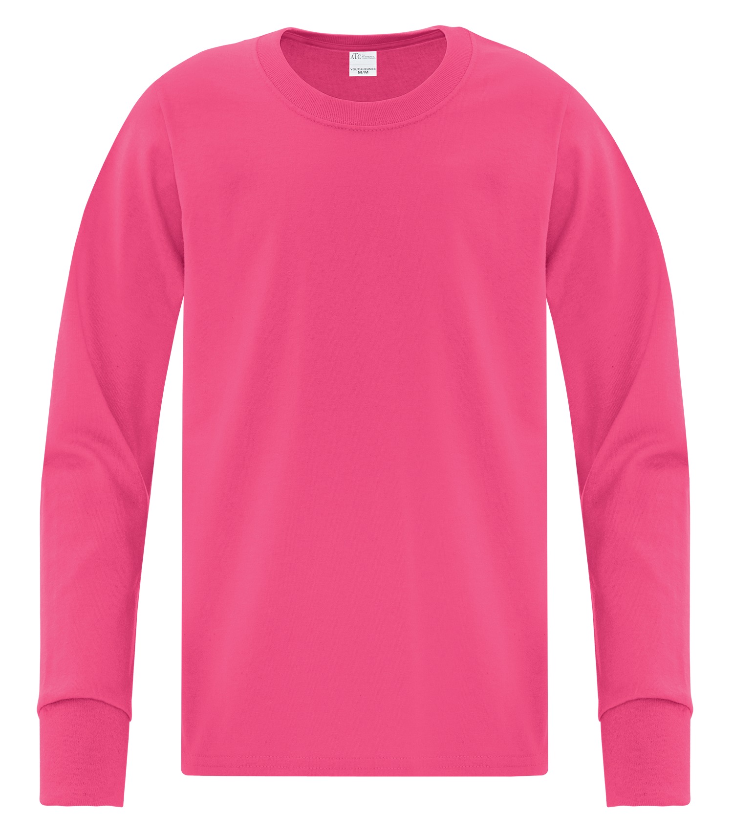 ATCᴹᶜ Everyday Collectionᴹᴰ ATC™ EVERYDAY COTTON LONG SLEEVE YOUTH TEE. ATC1015Y Sangria