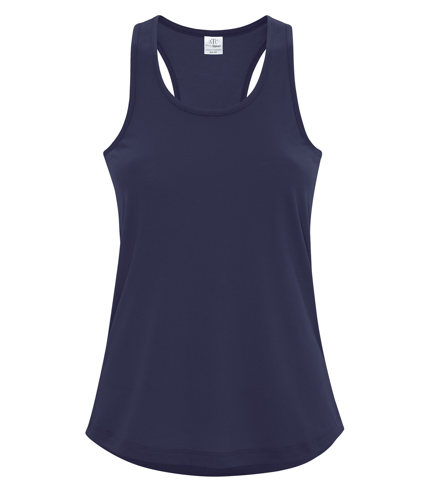 ATCᴹᶜ ATC™ PRO SPUN™ RACERBACK LADIES' TANK. ATC3604L True Navy
