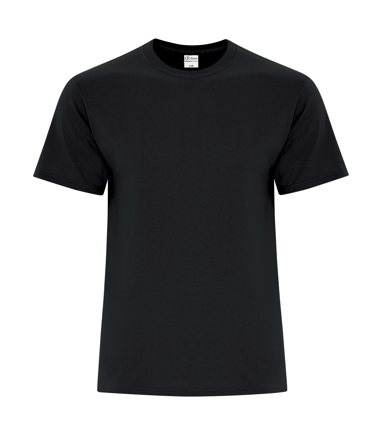 ATCᴹᶜ Everyday Collectionᴹᴰ ATC™ EVERYDAY COTTON BLEND TEE. ATC5050 Black