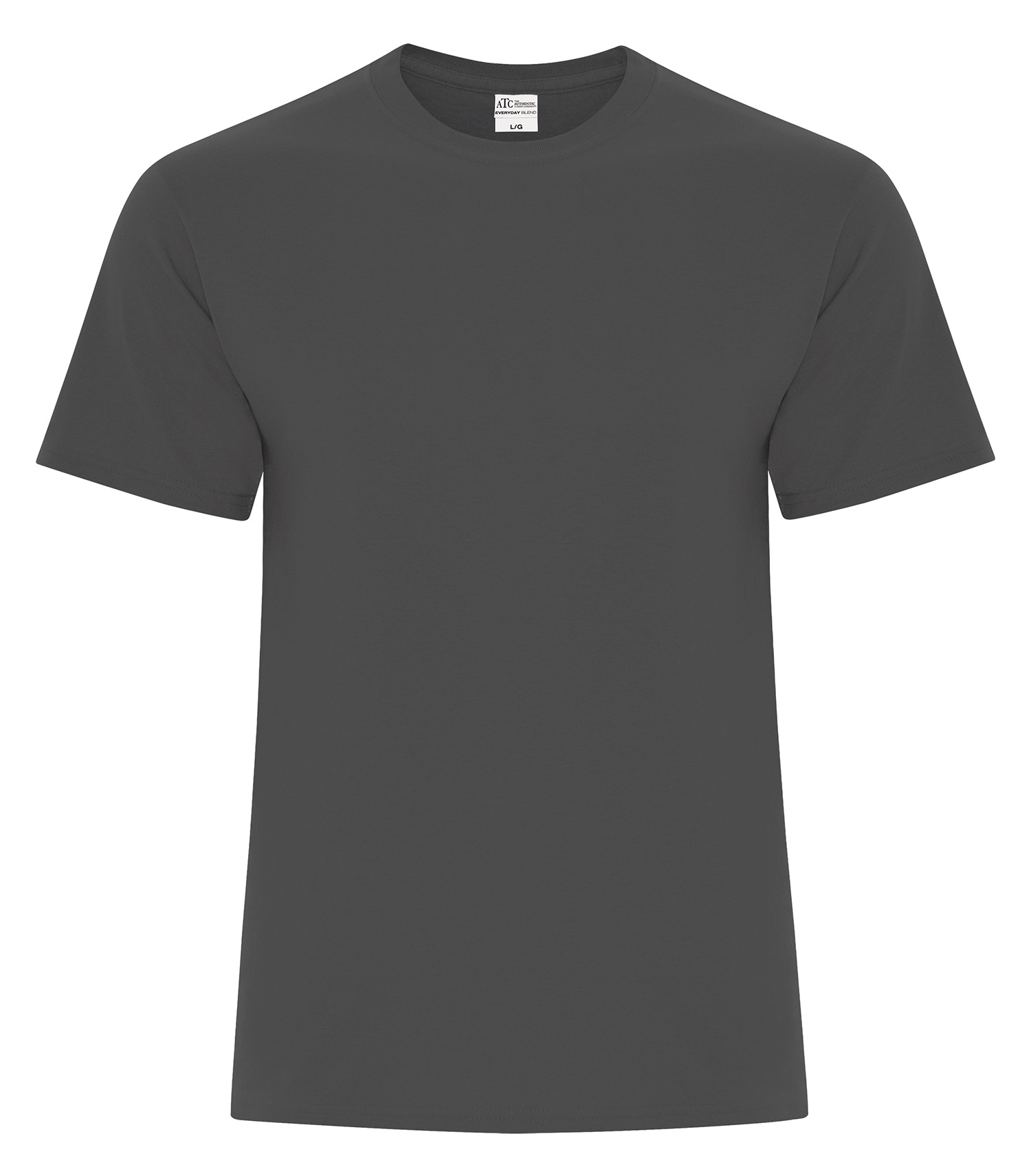 ATCᴹᶜ Everyday Collectionᴹᴰ ATC™ EVERYDAY COTTON BLEND TEE. ATC5050 Charcoal