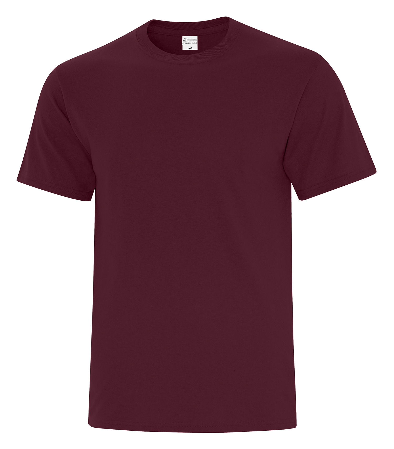 ATCᴹᶜ Everyday Collectionᴹᴰ ATC™ EVERYDAY COTTON BLEND TEE. ATC5050 Maroon