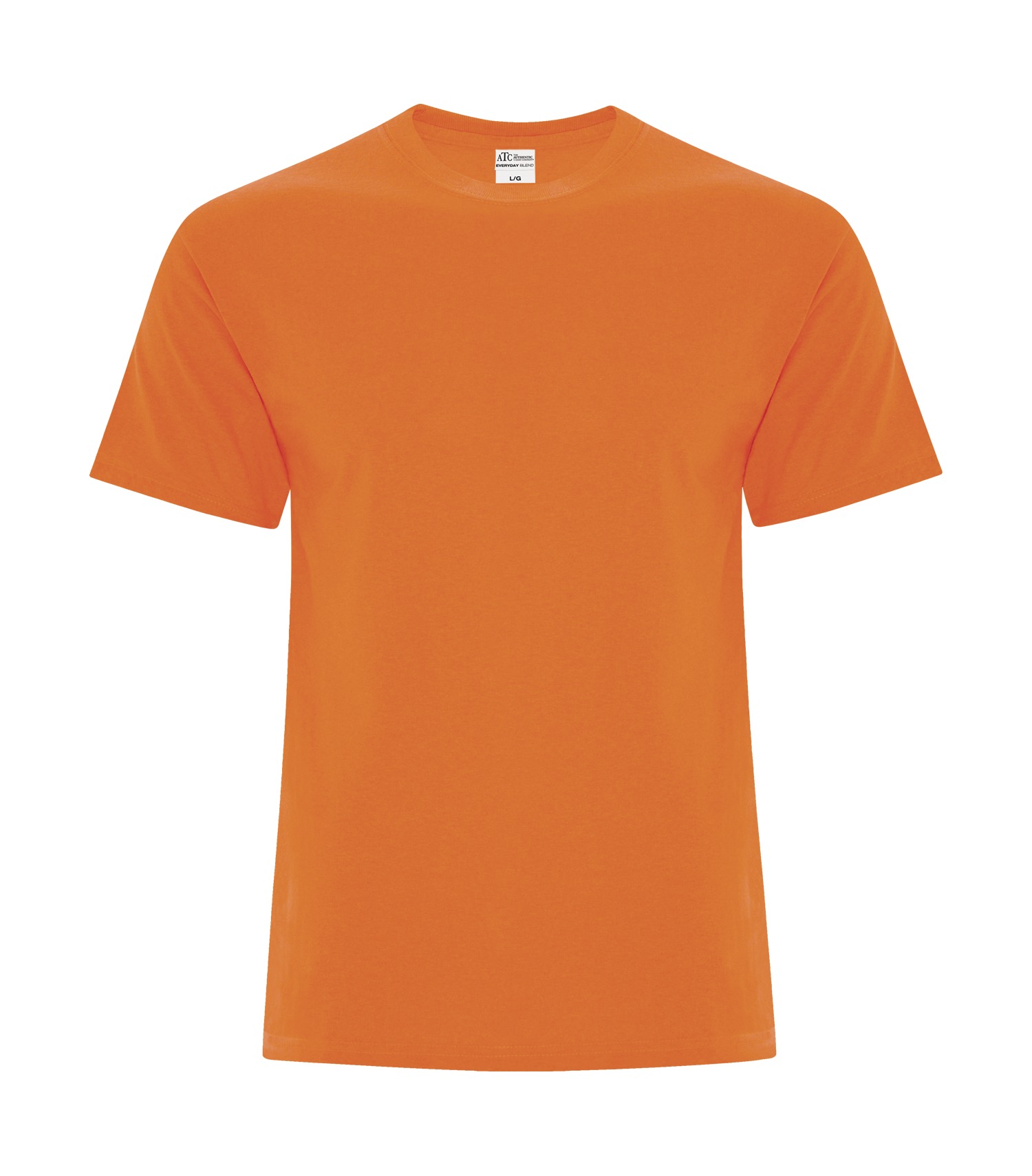 ATCᴹᶜ Everyday Collectionᴹᴰ ATC™ EVERYDAY COTTON BLEND TEE. ATC5050 Safety Orange