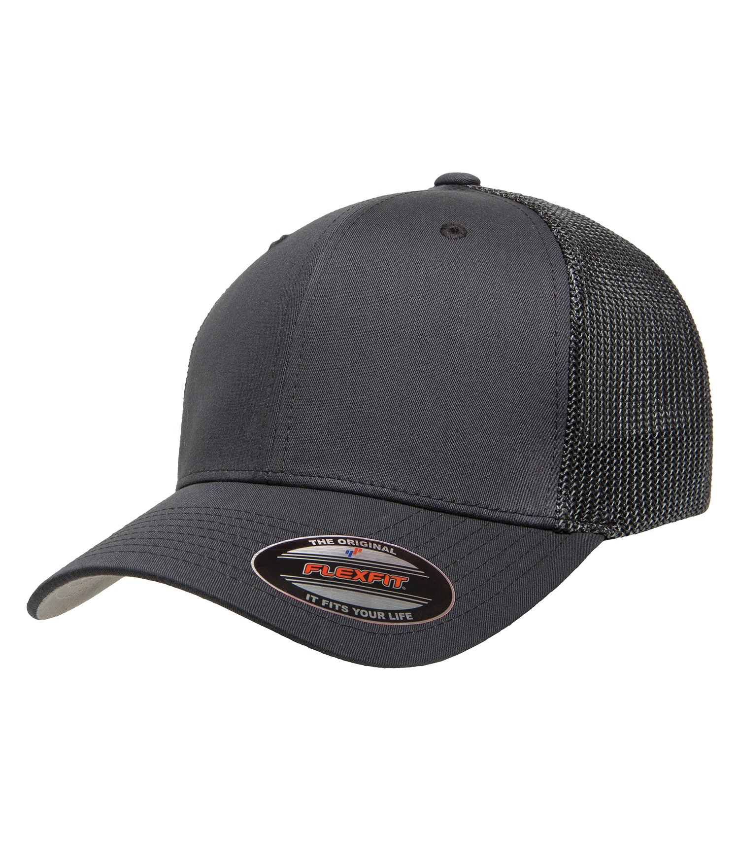 ATCᴹᶜ Flexfitᴹᴰ ATC™ FLEXFIT® TRUCKER MESH. ATC6511 Charcoal-Charcoal