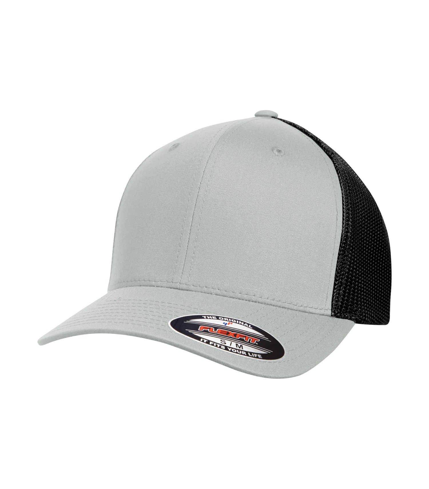 ATCᴹᶜ Flexfitᴹᴰ ATC™ FLEXFIT® TRUCKER MESH. ATC6511 Silver-Black