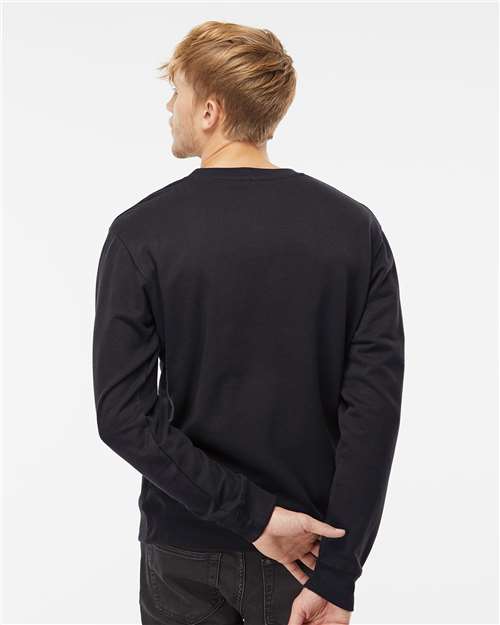 Independent Trading Co. Unisex Midweight Crewneck Sweatshirt - SS3000 Black